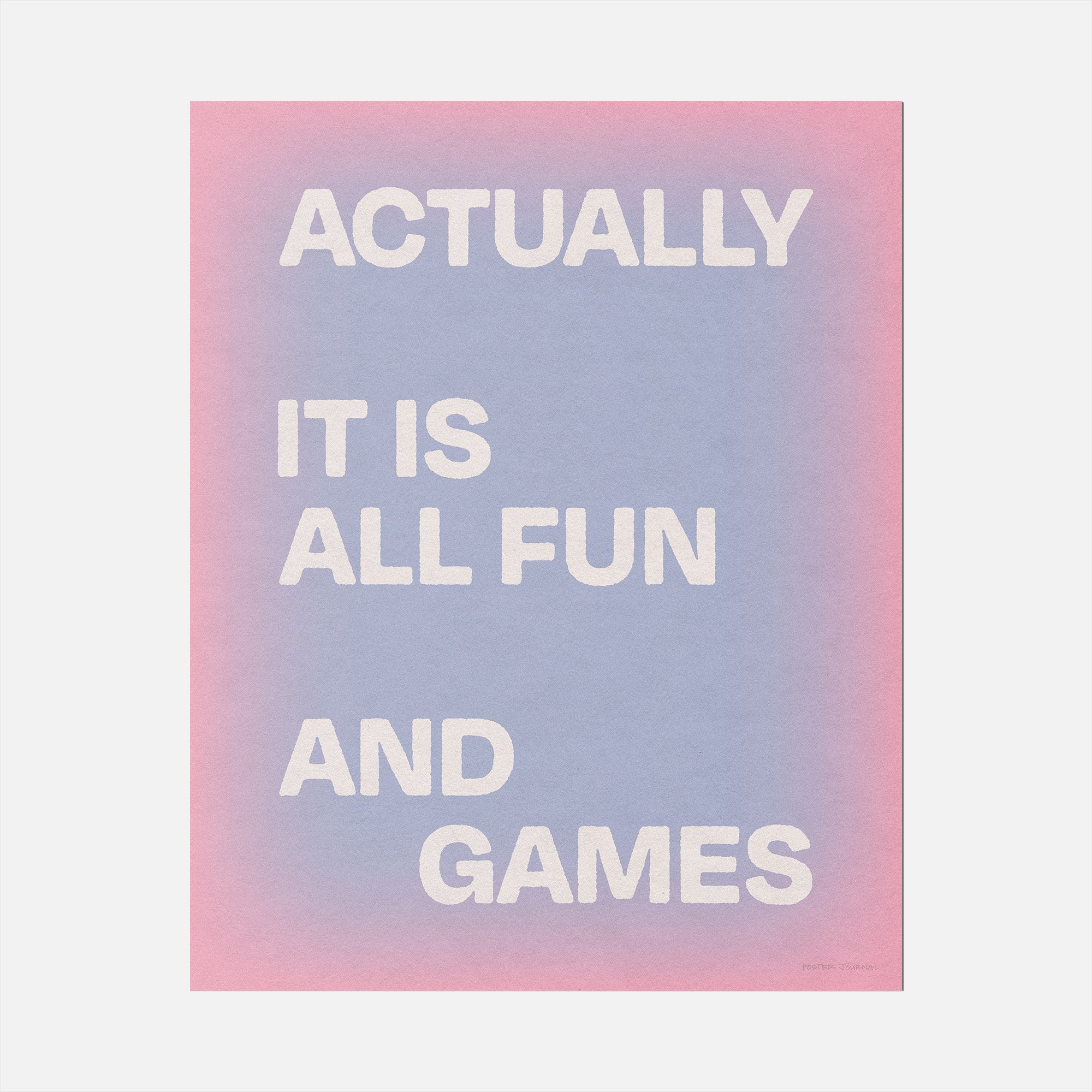 ACTUALLY PRINT