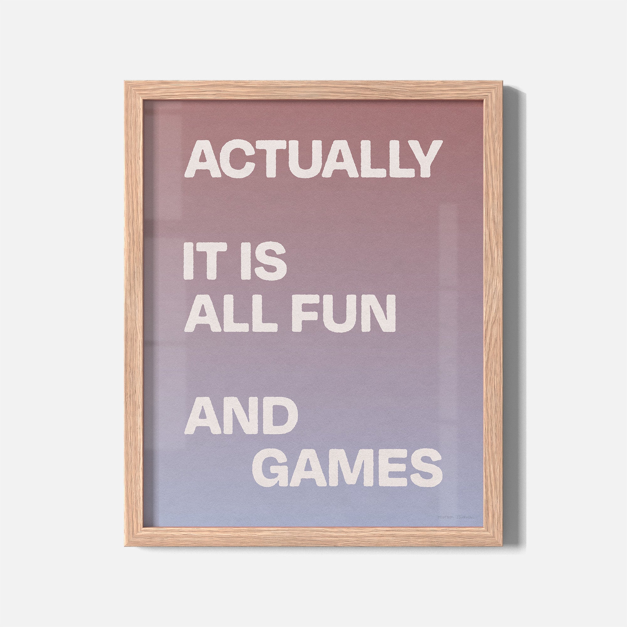 ACTUALLY PRINT