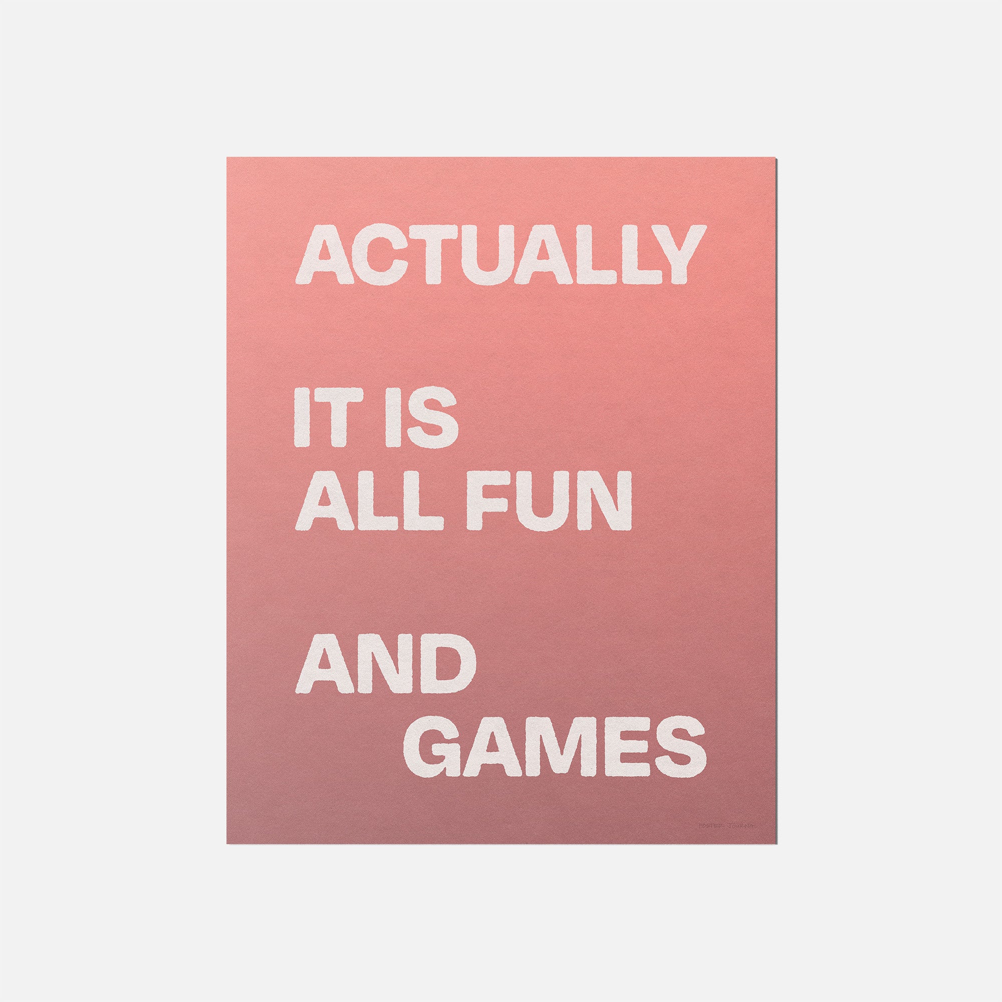 ACTUALLY PRINT