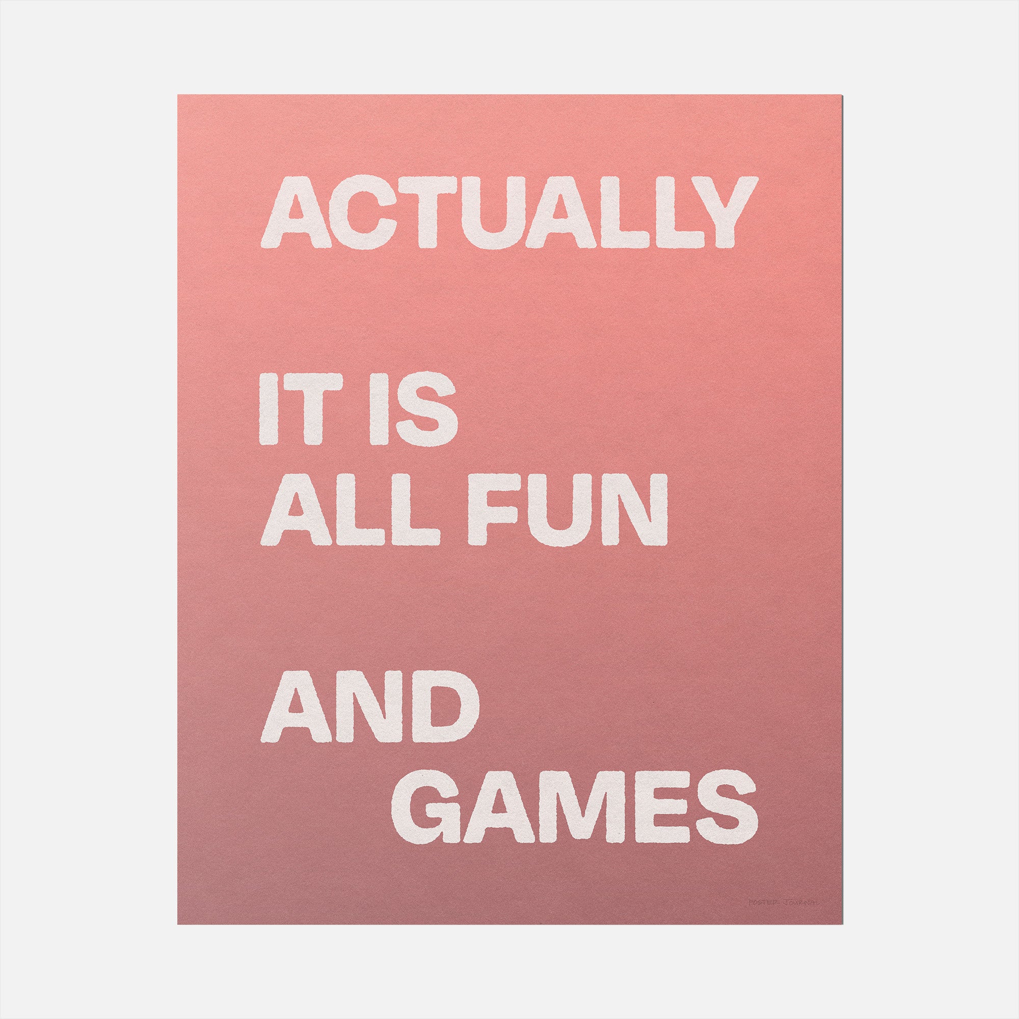 ACTUALLY PRINT