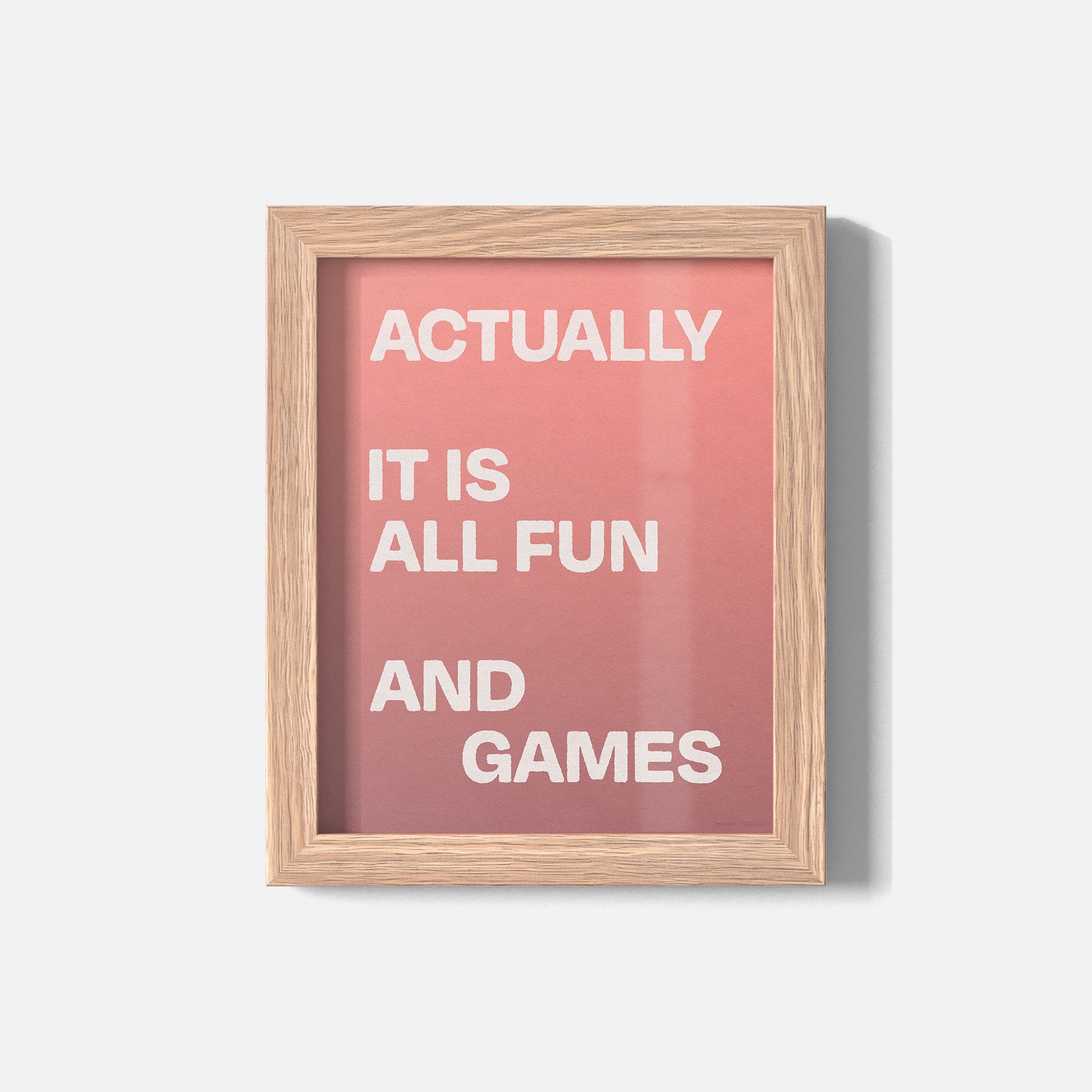 ACTUALLY PRINT