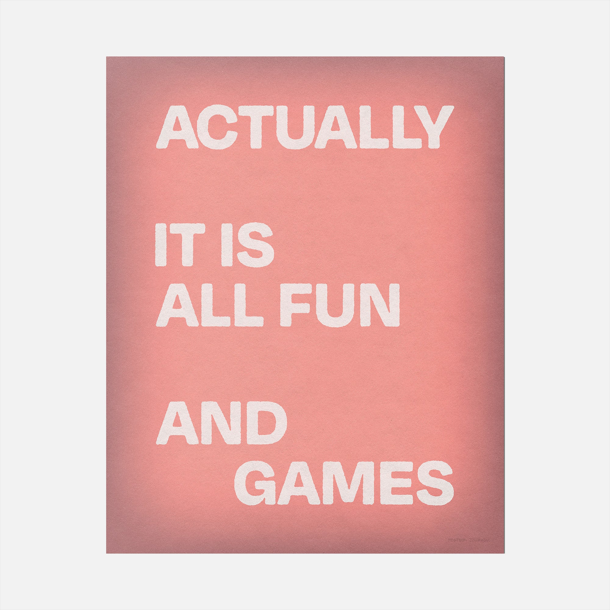 ACTUALLY PRINT