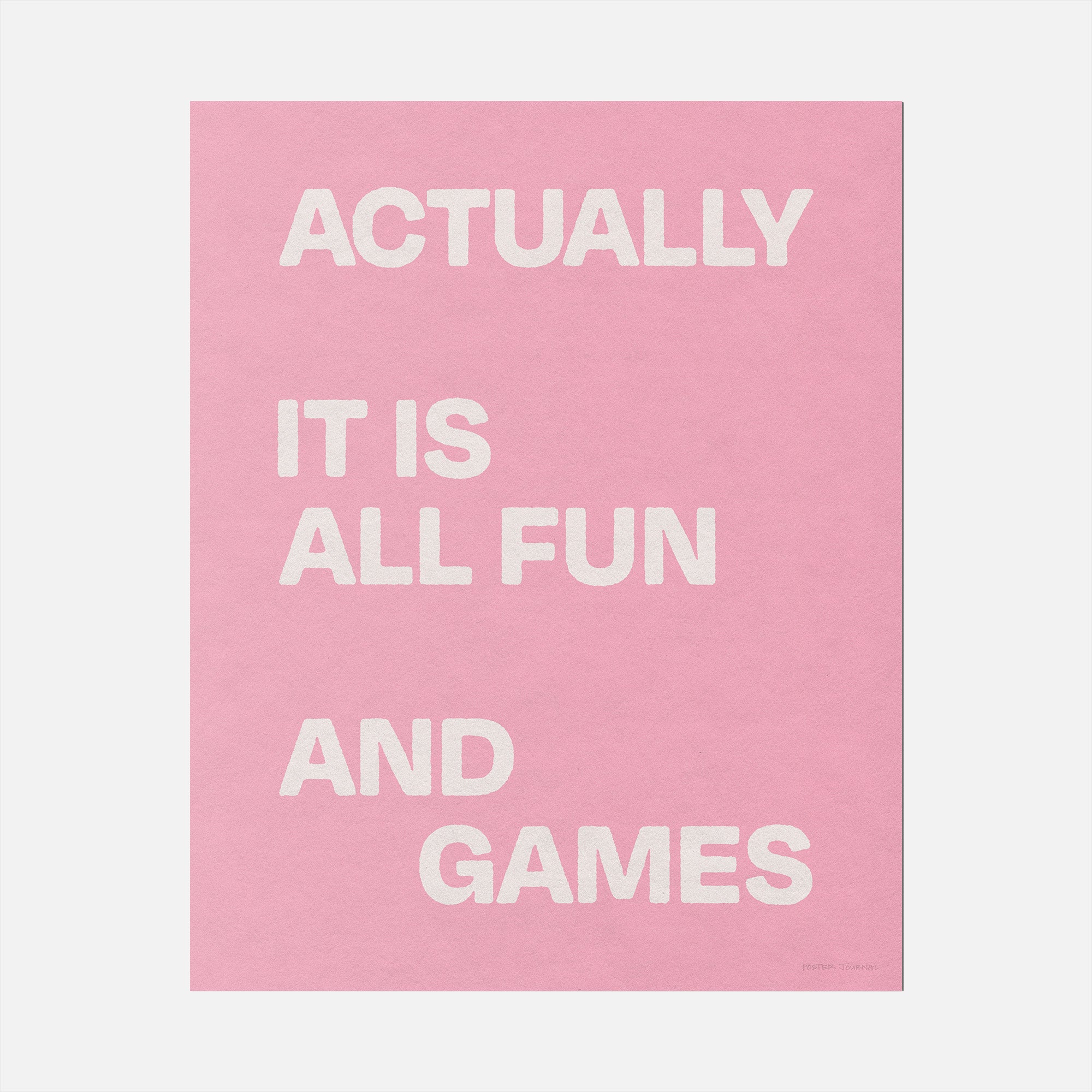 ACTUALLY PRINT