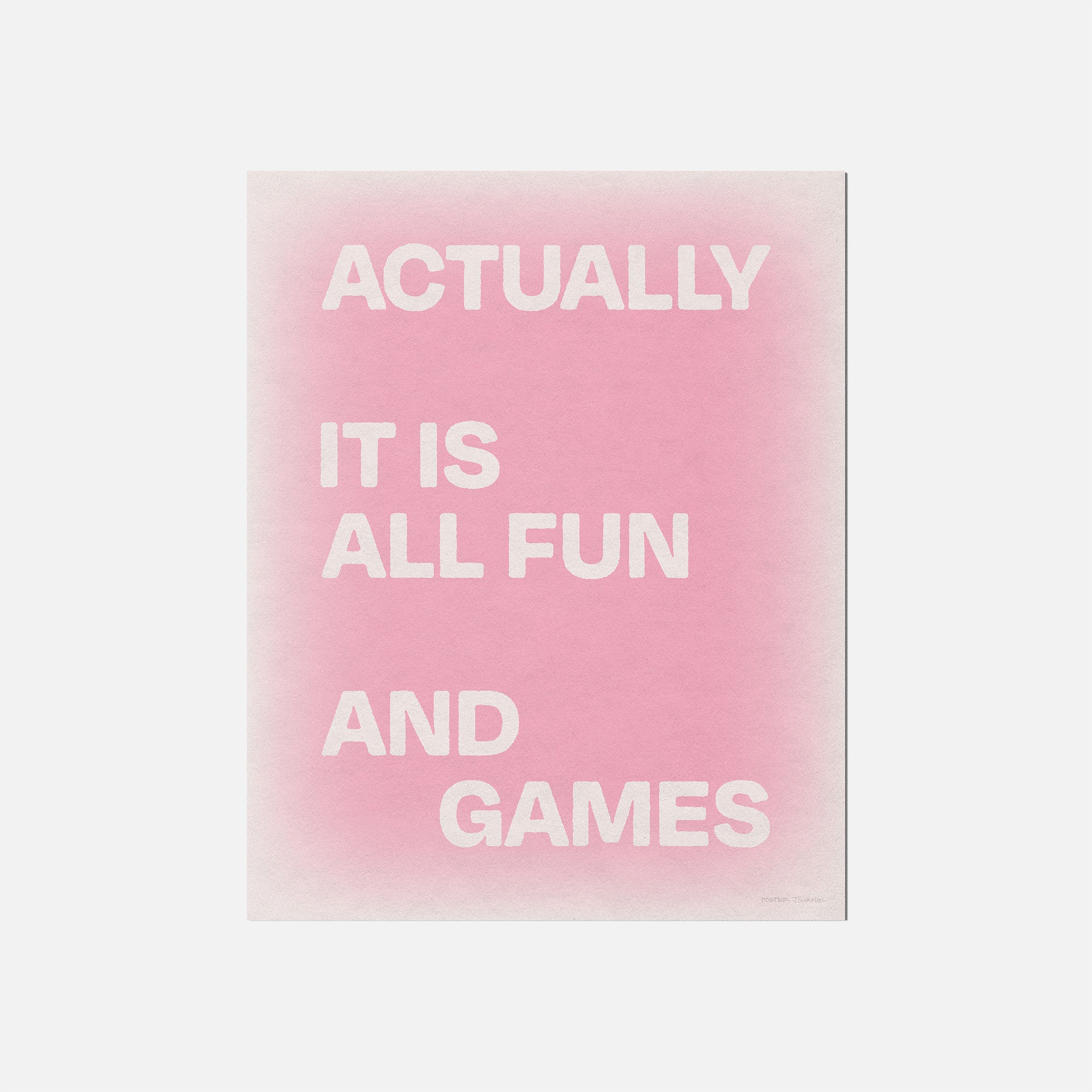 ACTUALLY PRINT