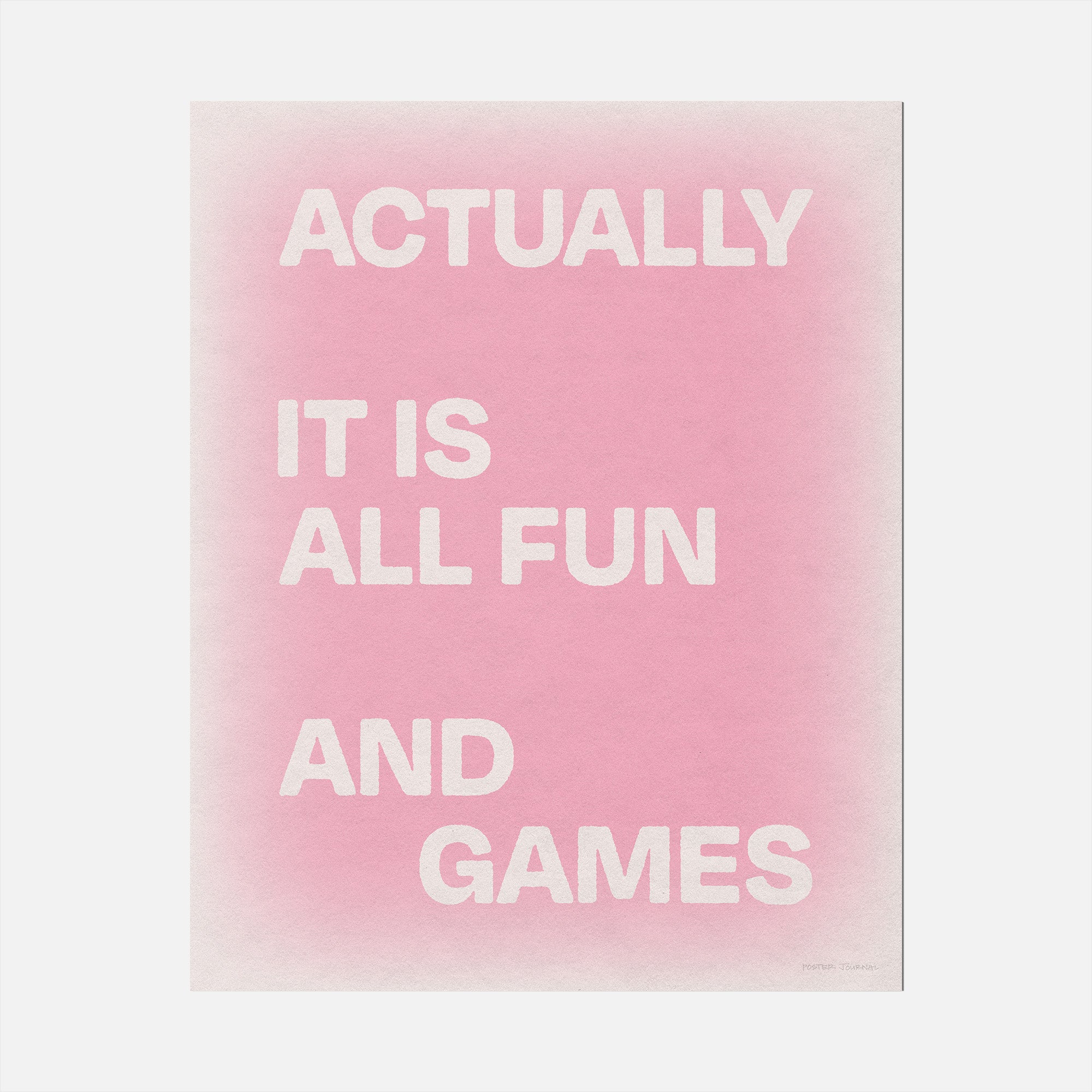 ACTUALLY PRINT