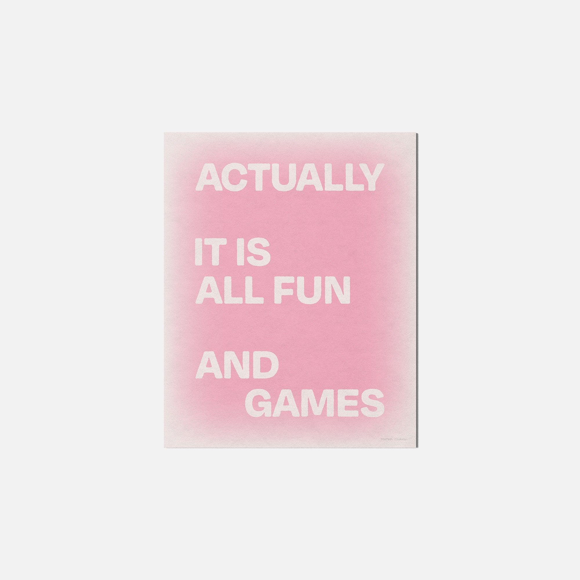 ACTUALLY PRINT