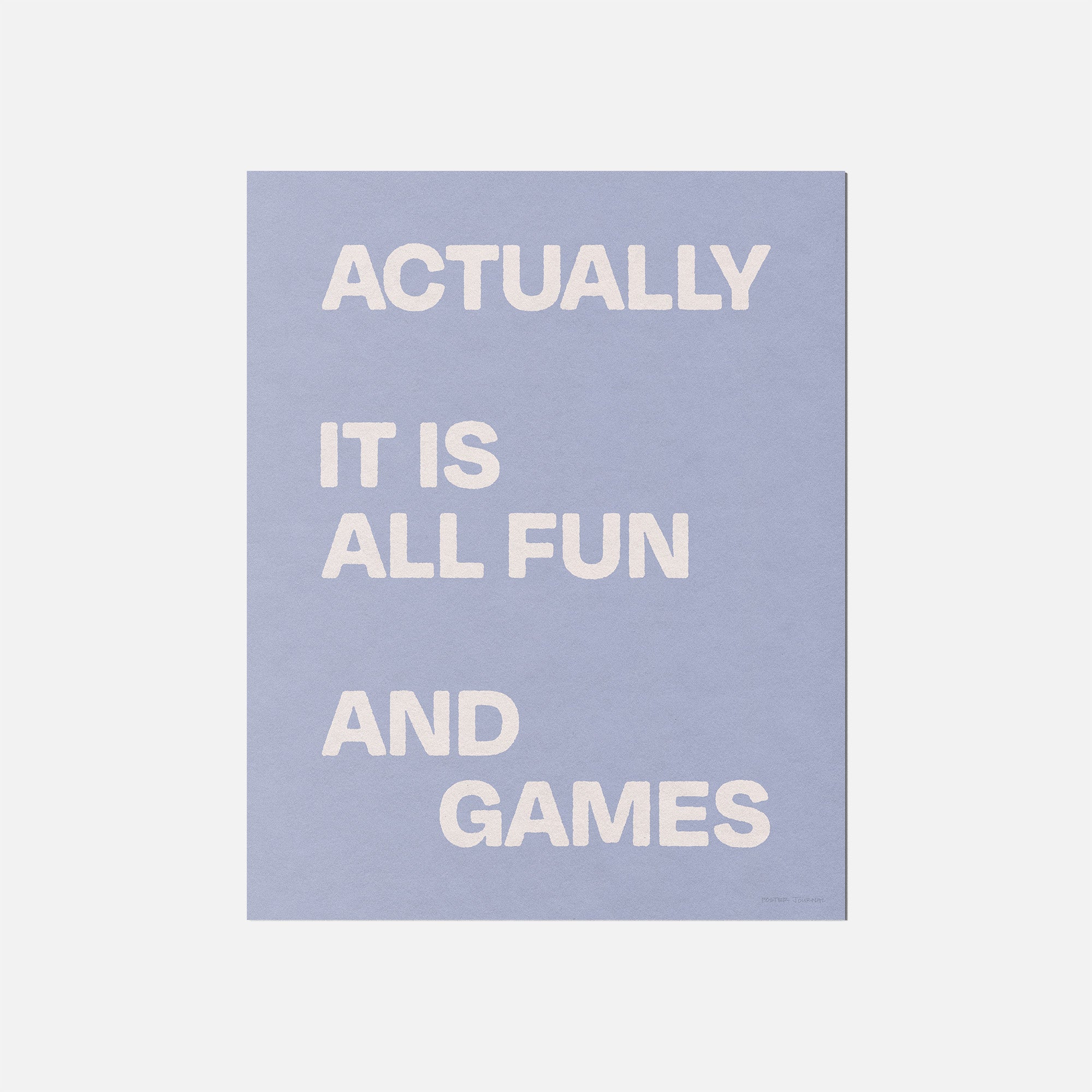 ACTUALLY PRINT