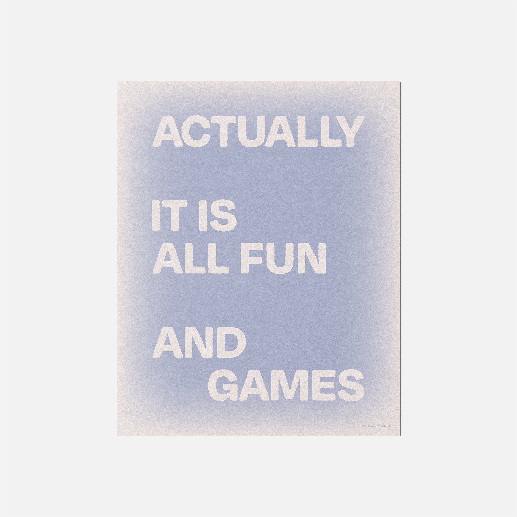 ACTUALLY PRINT