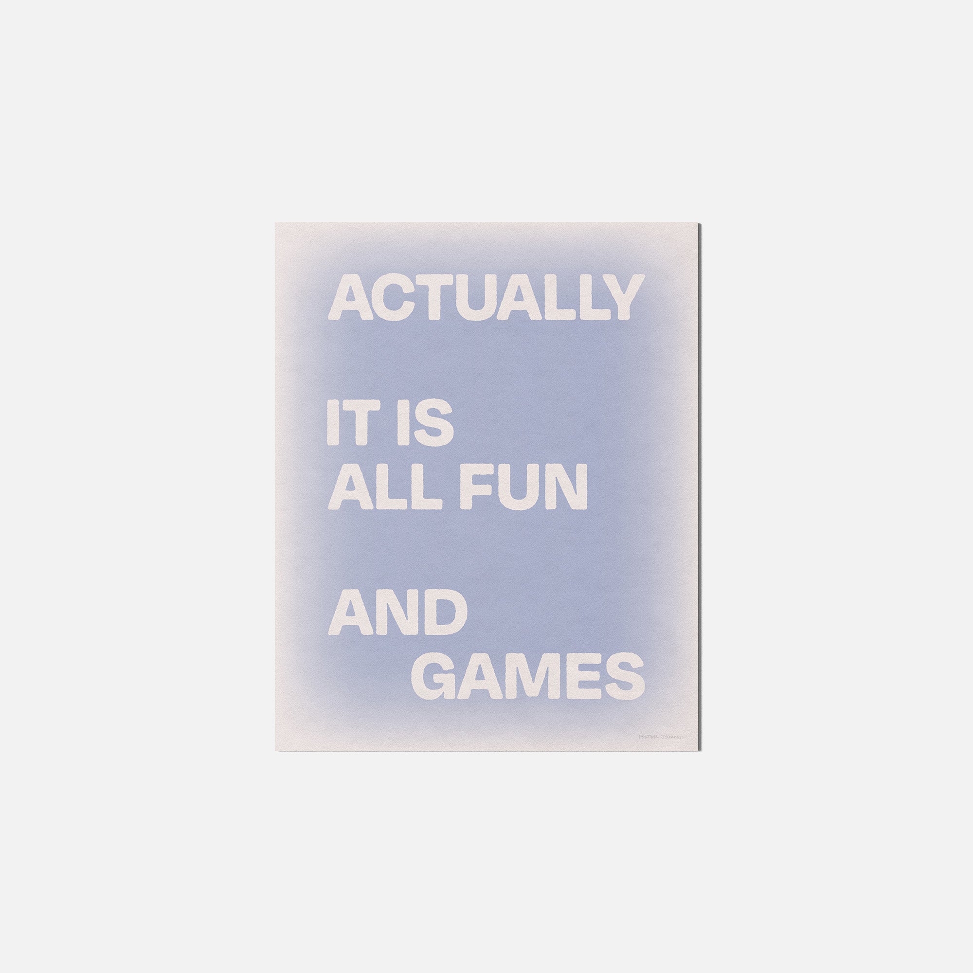 ACTUALLY PRINT