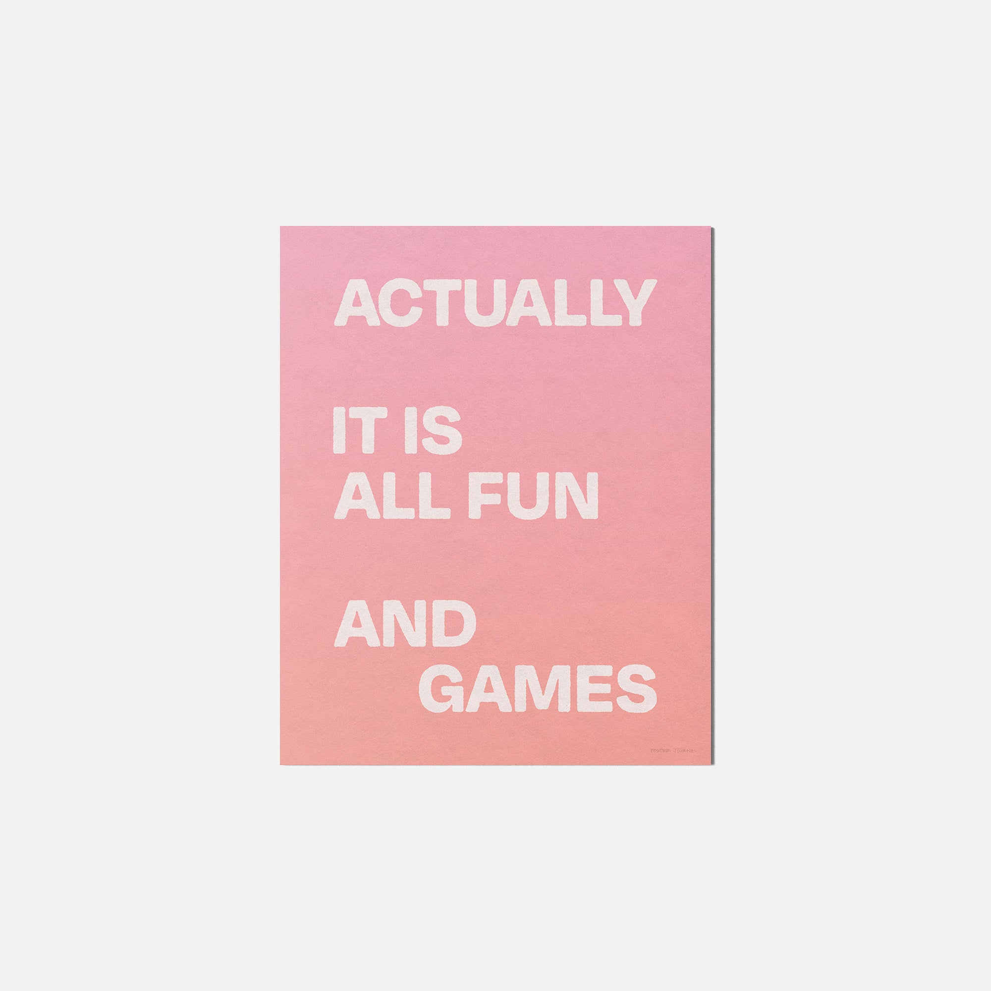 ACTUALLY PRINT