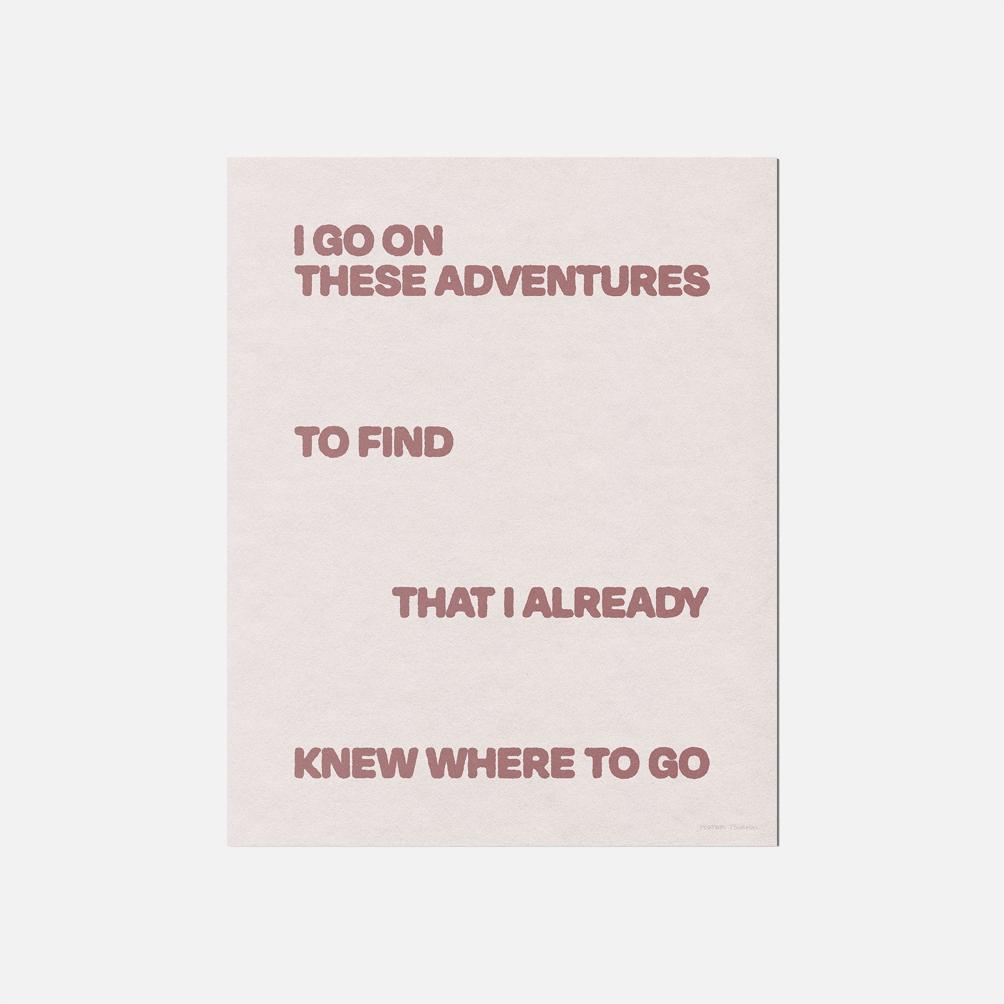 ADVENTURES PRINT