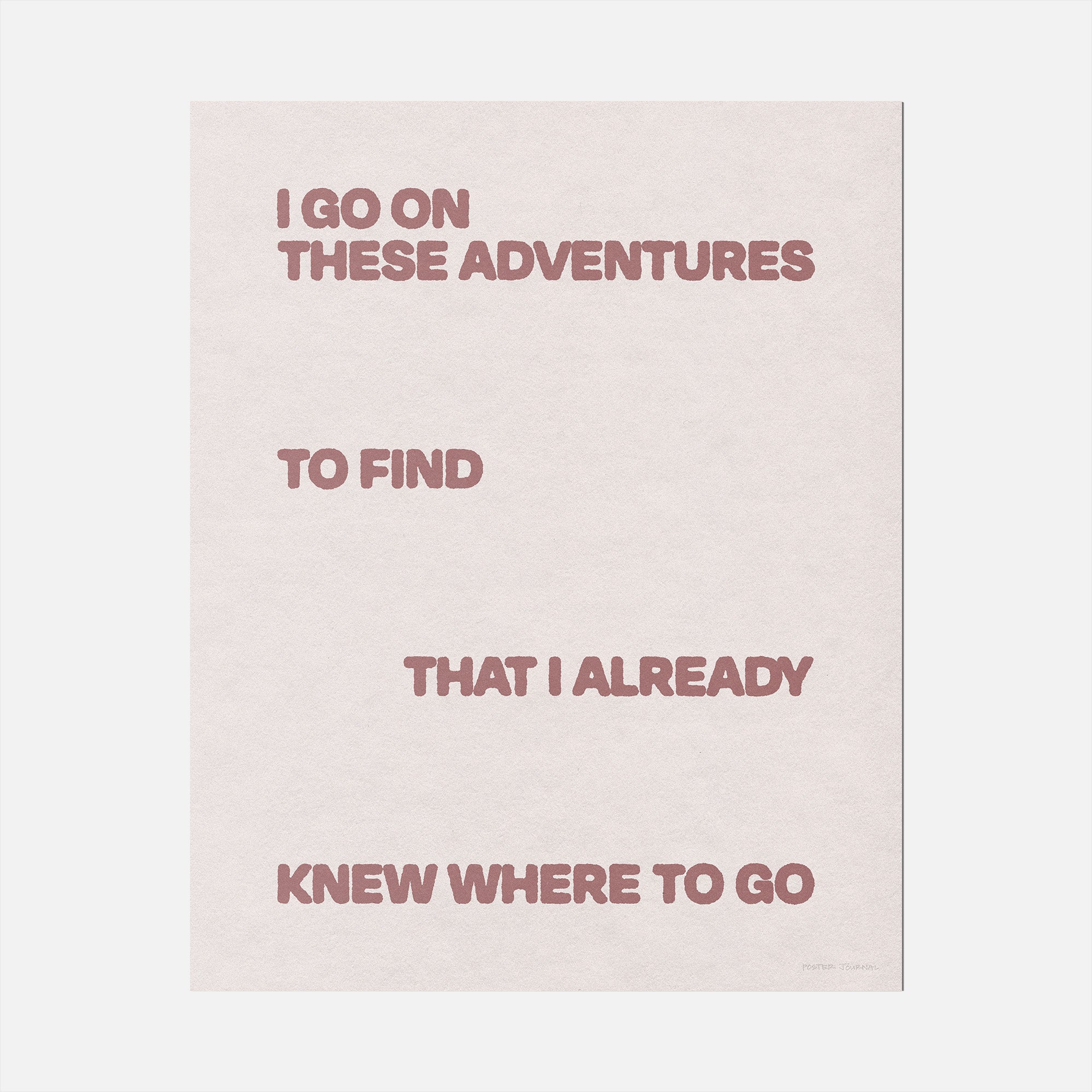 ADVENTURES PRINT