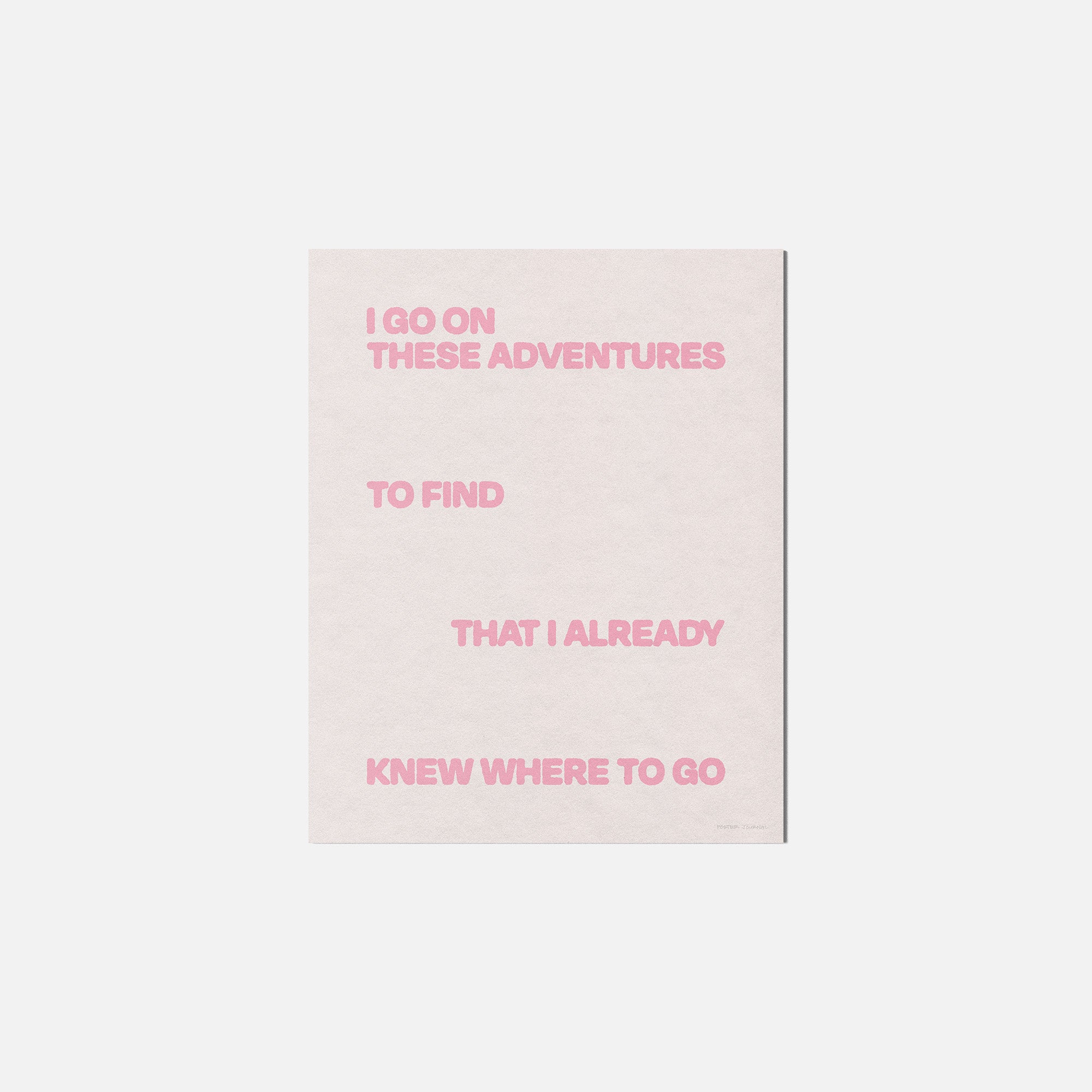 ADVENTURES PRINT