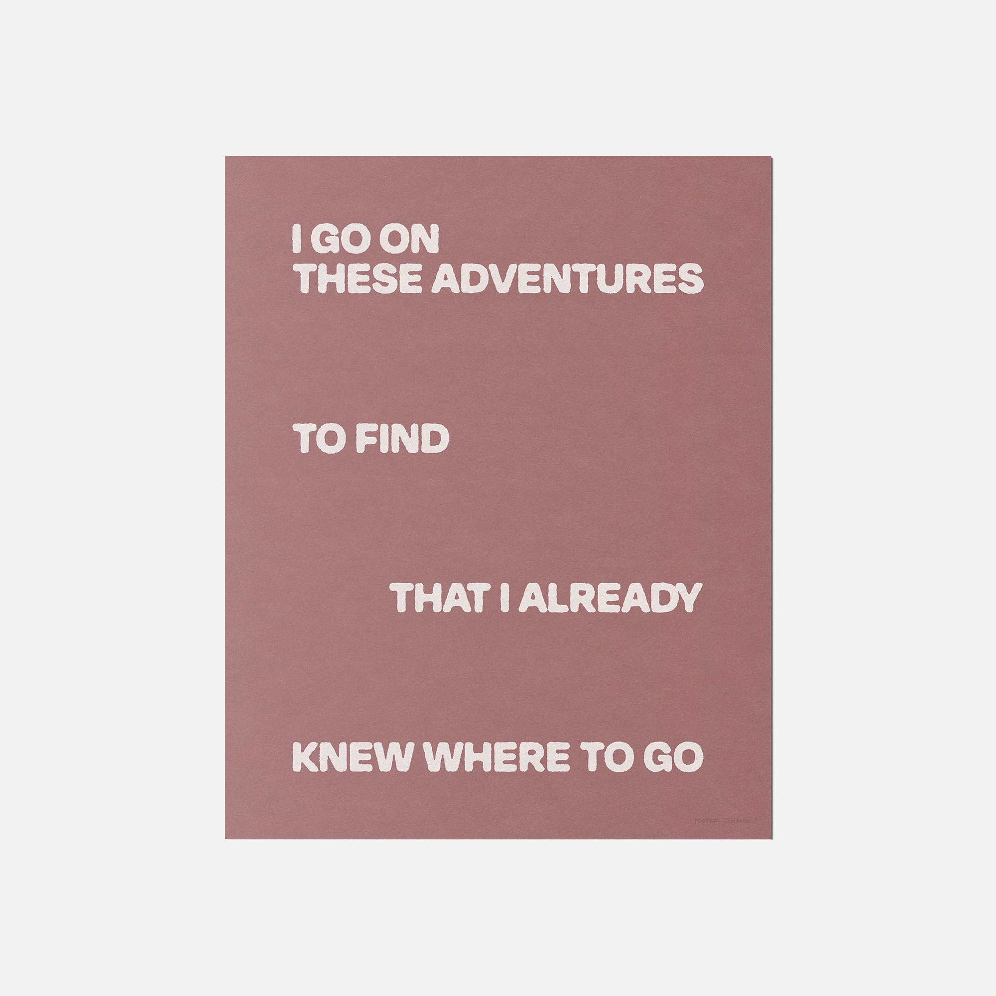 ADVENTURES PRINT