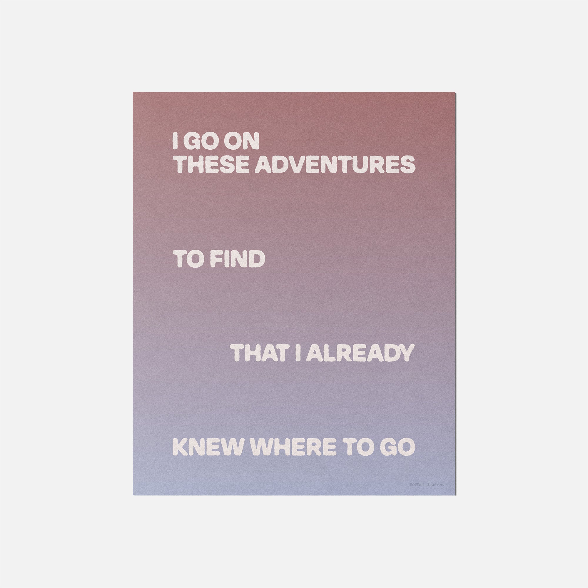 ADVENTURES PRINT