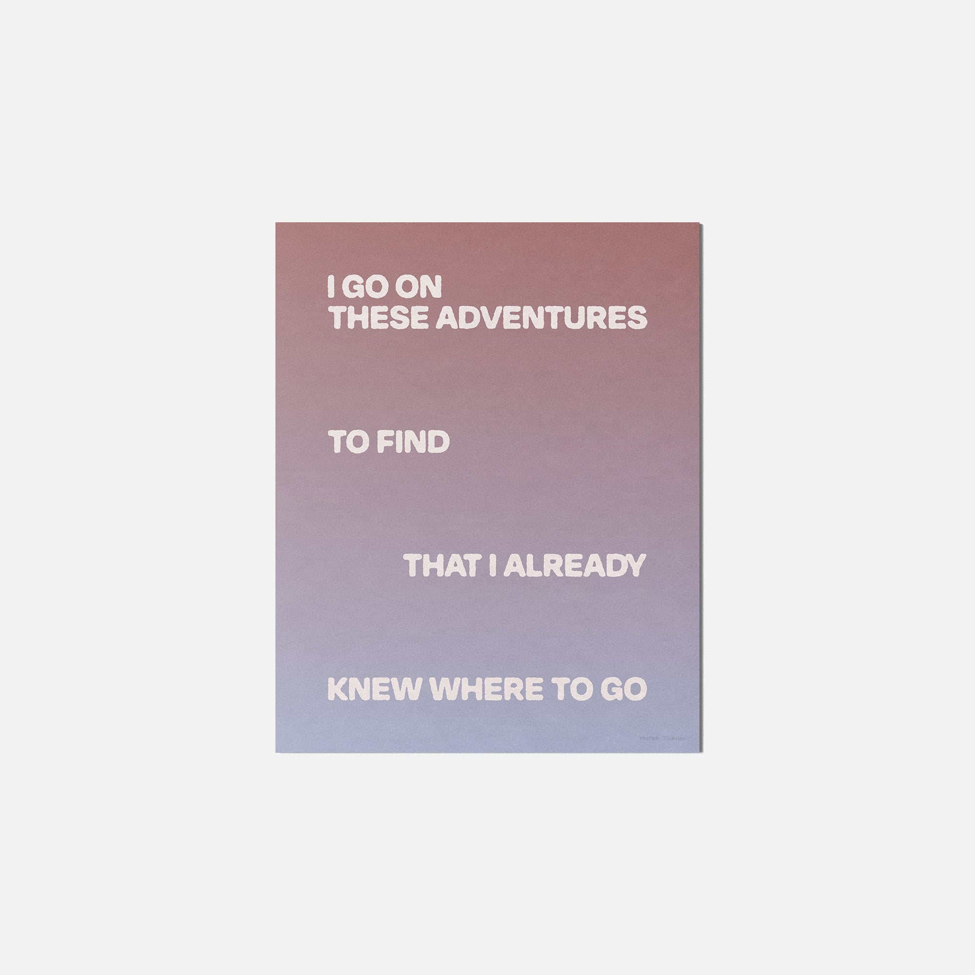 ADVENTURES PRINT
