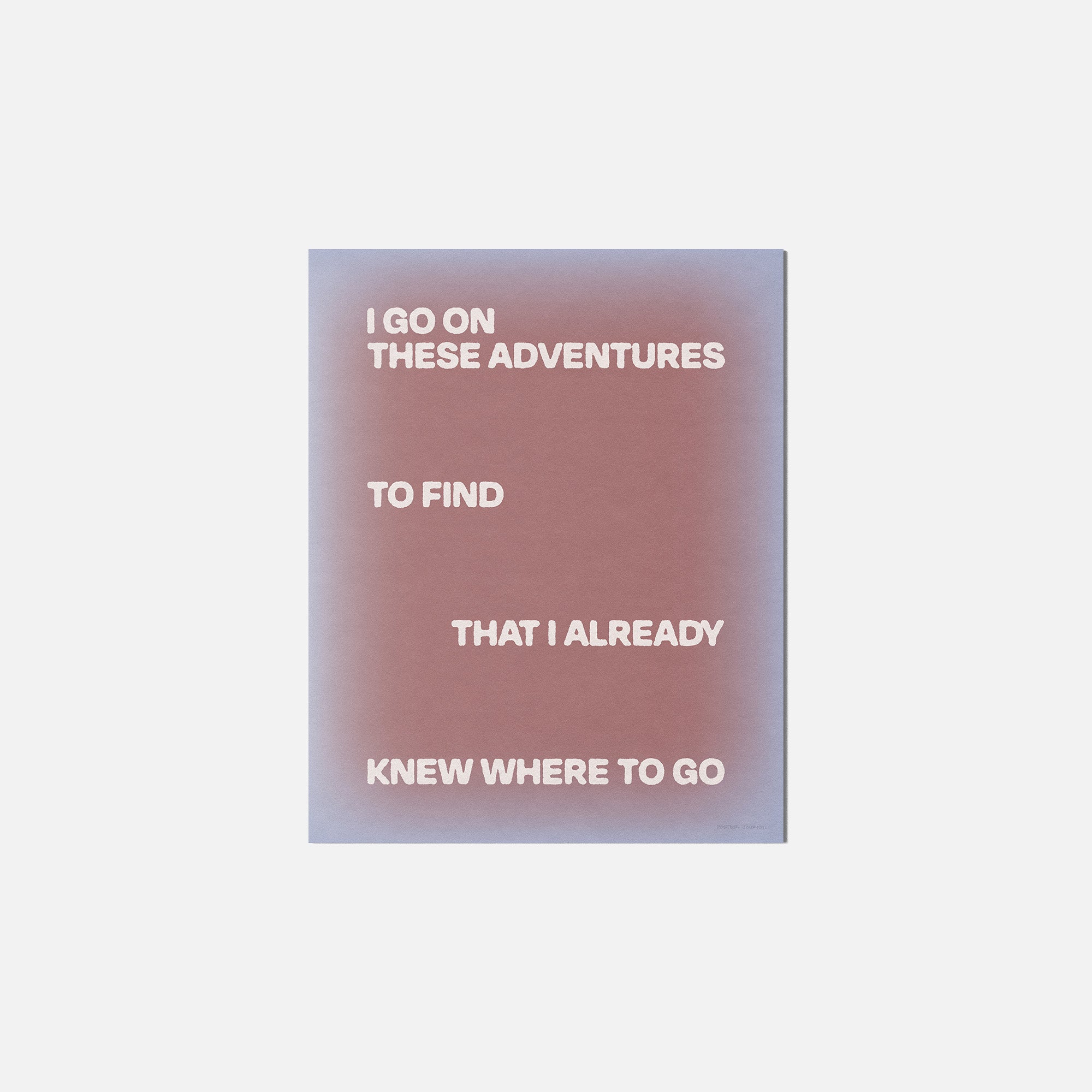 ADVENTURES PRINT