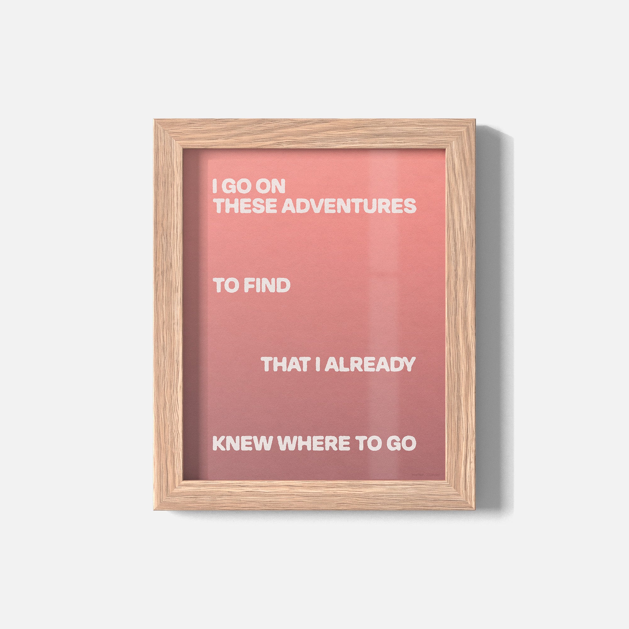 ADVENTURES PRINT