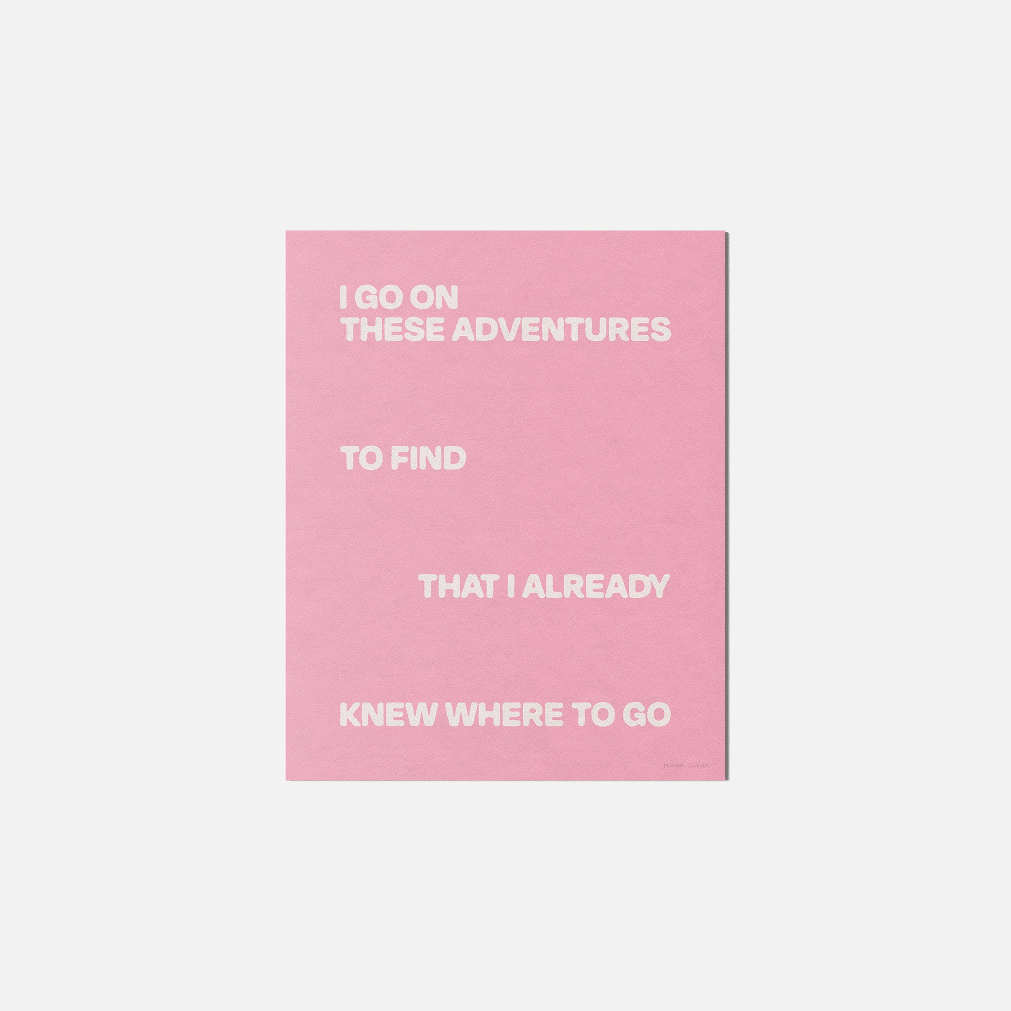 ADVENTURES PRINT