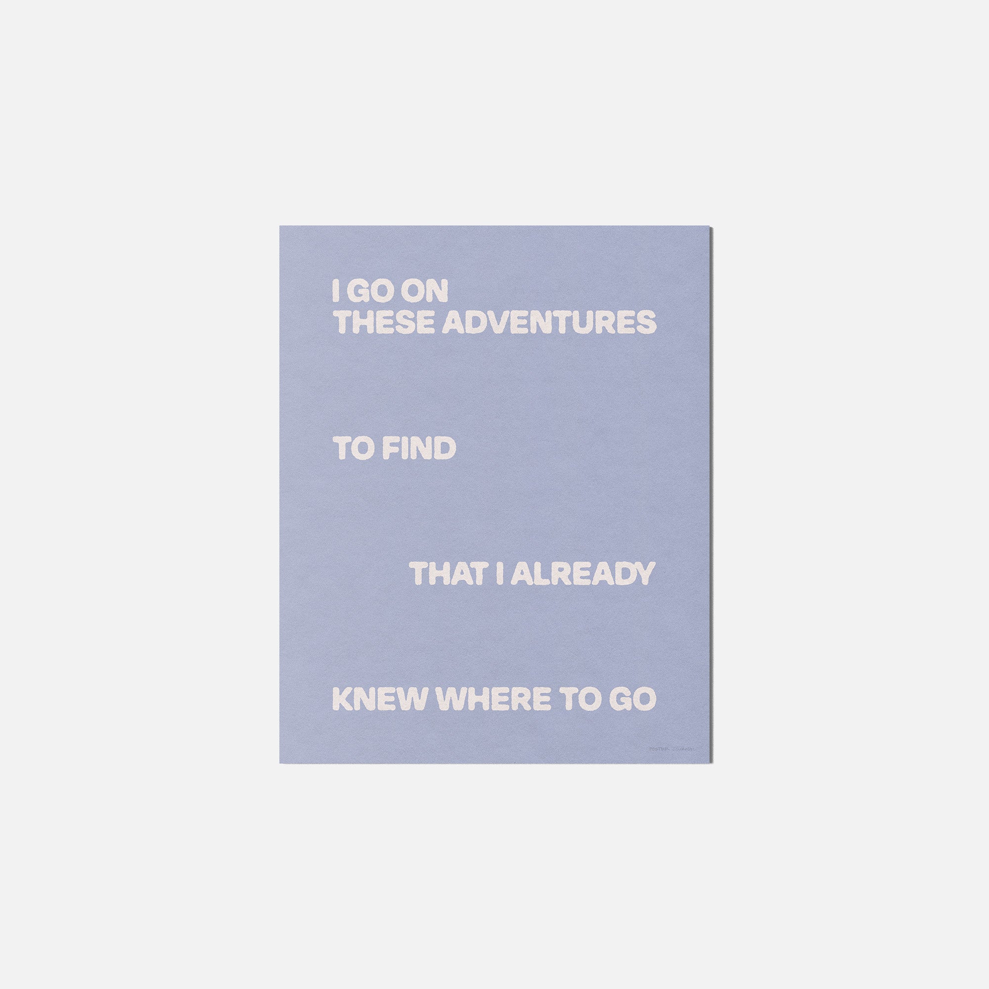 ADVENTURES PRINT
