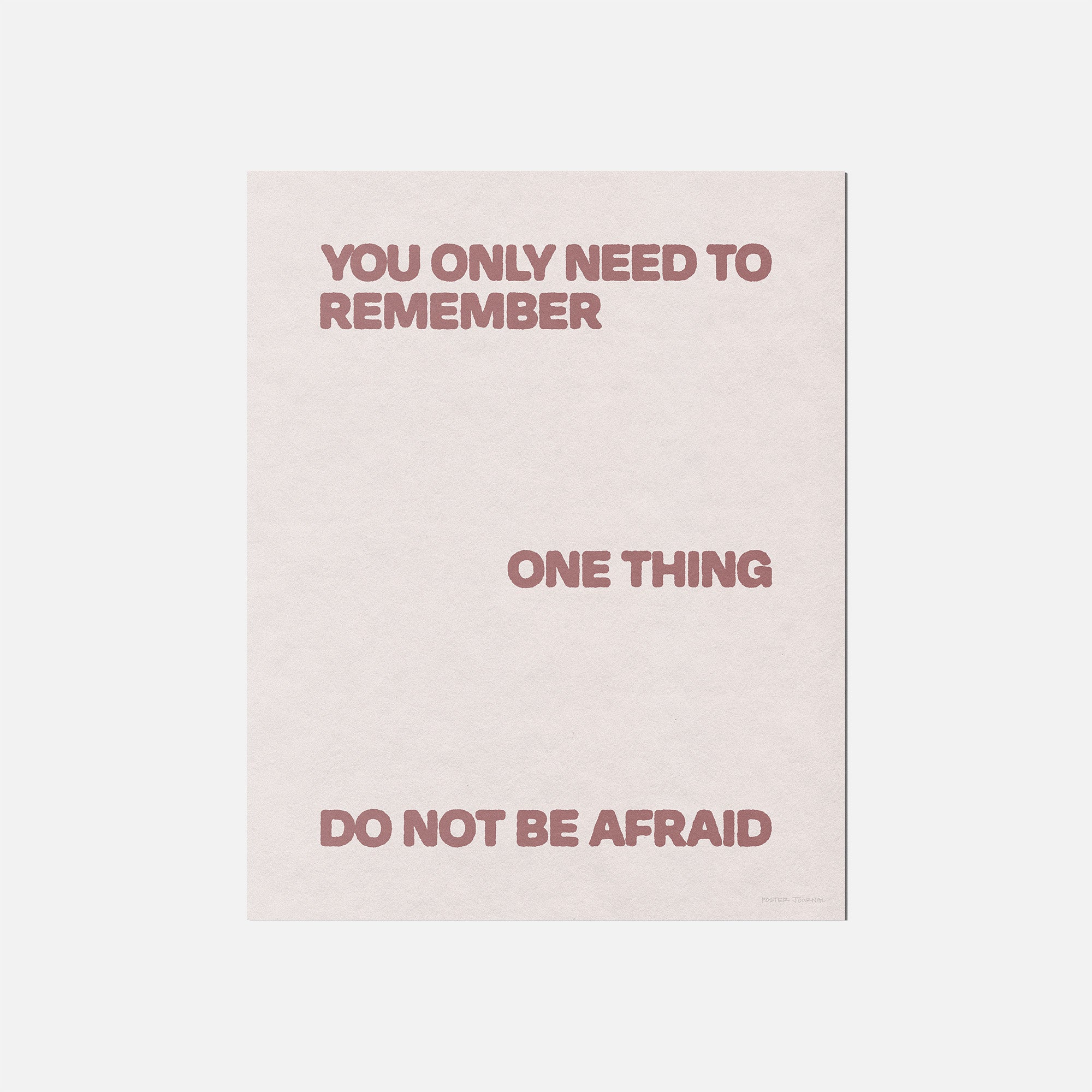 AFRAID PRINT