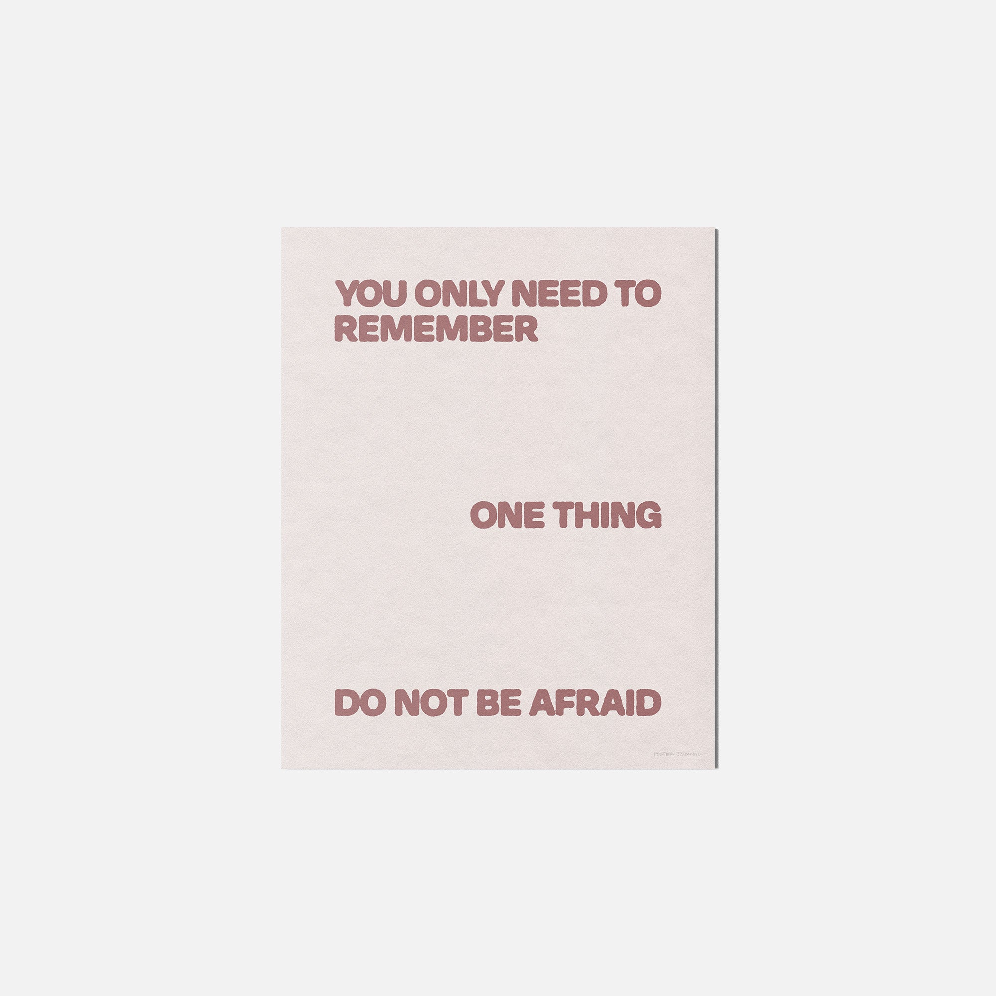 AFRAID PRINT
