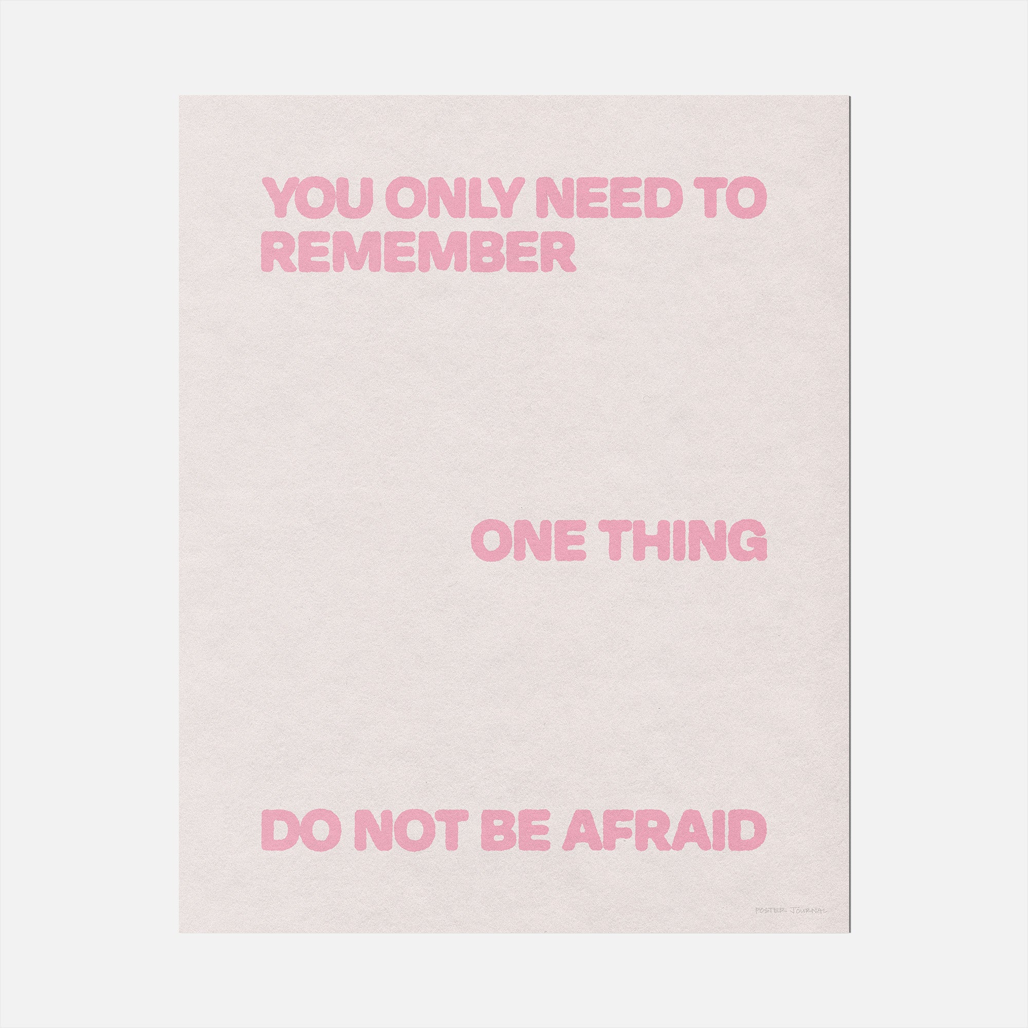 AFRAID PRINT