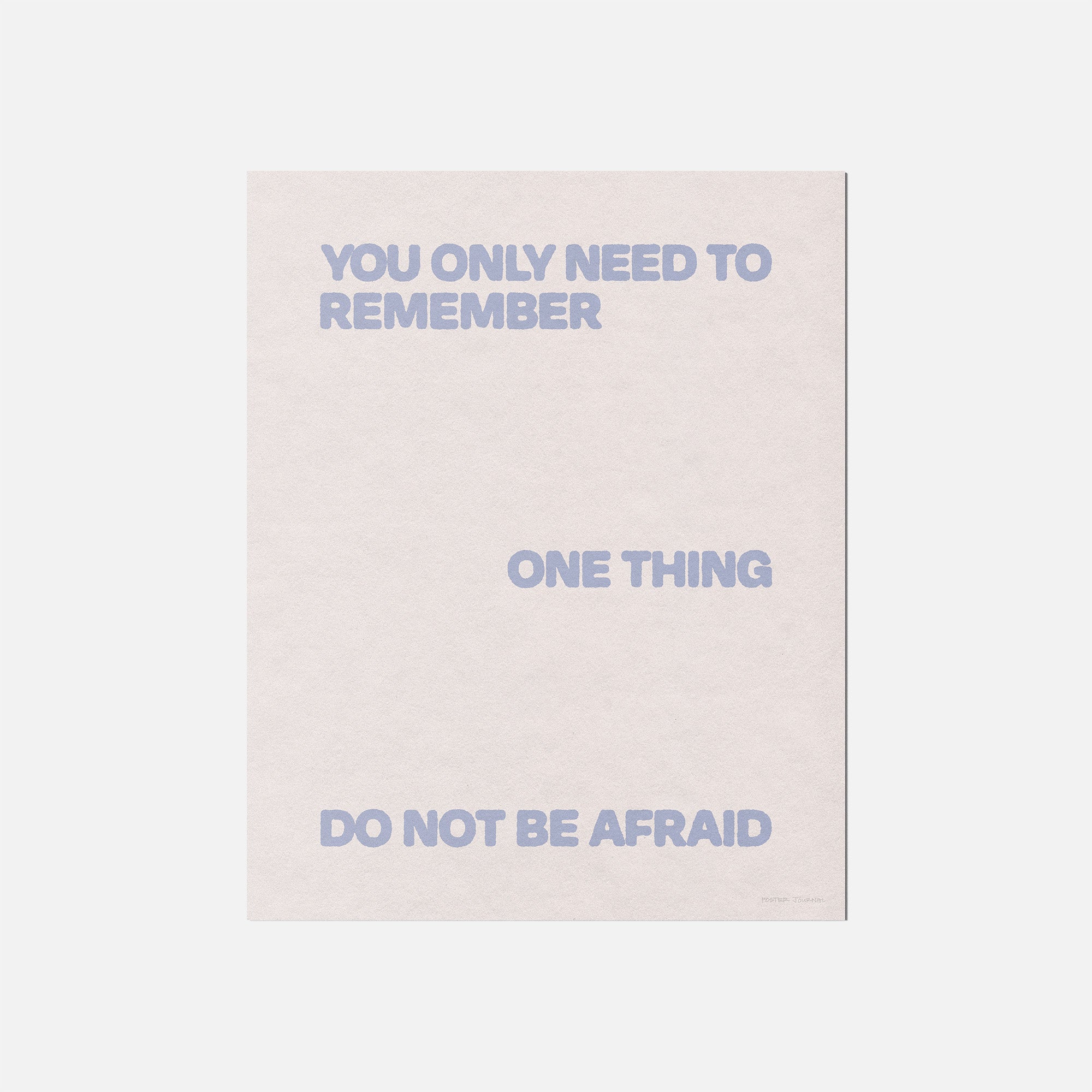 AFRAID PRINT