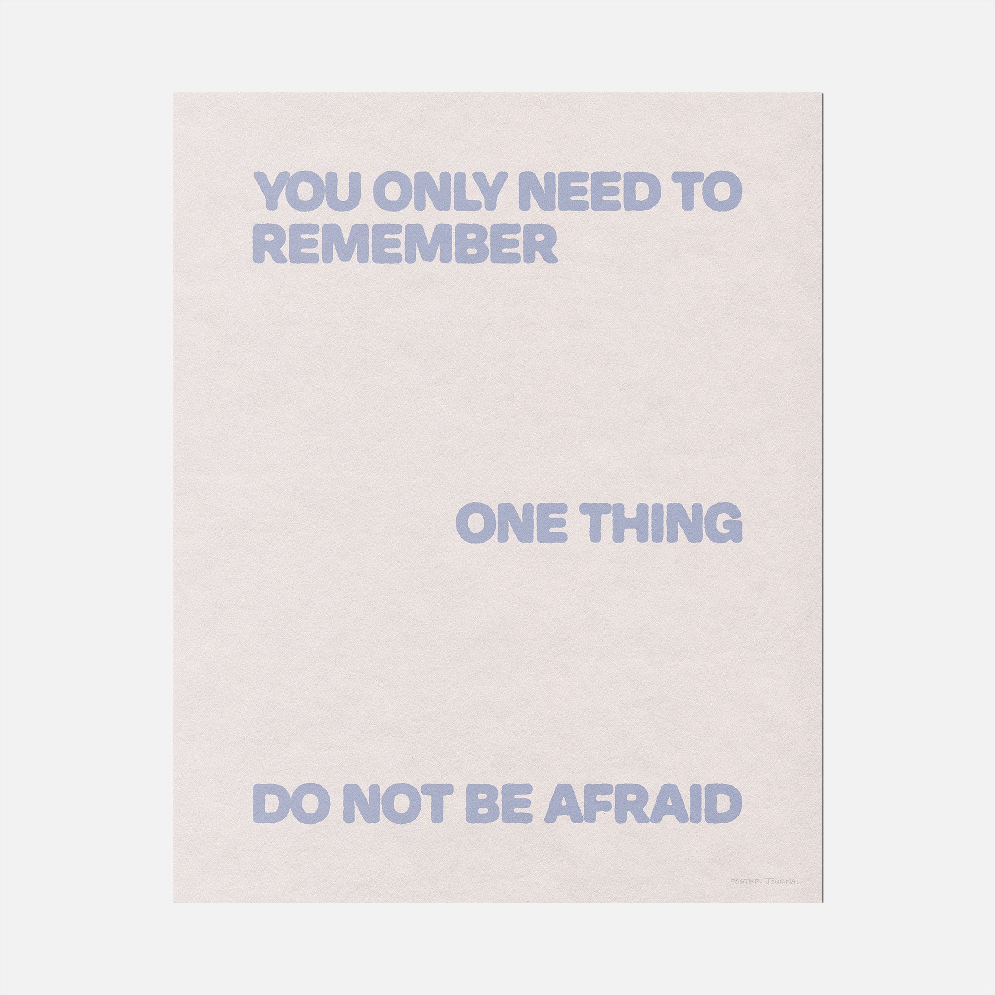 AFRAID PRINT