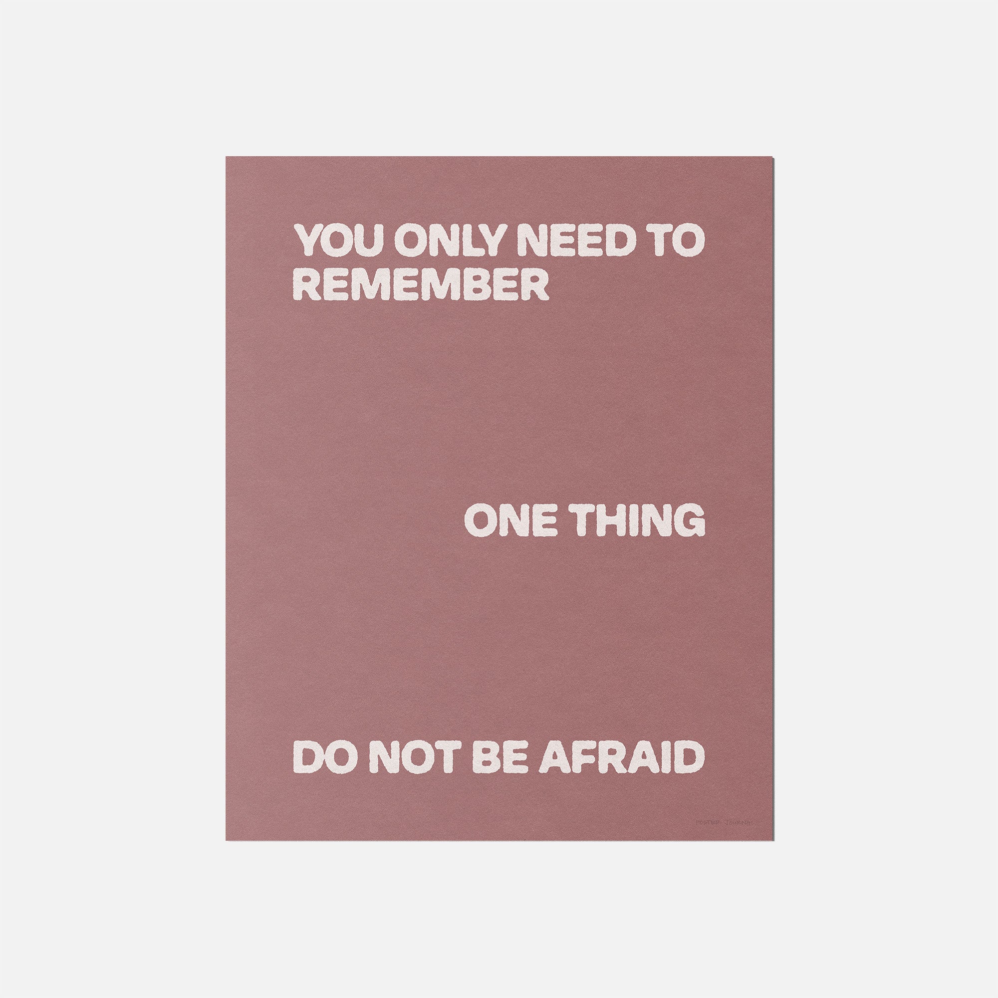 AFRAID PRINT