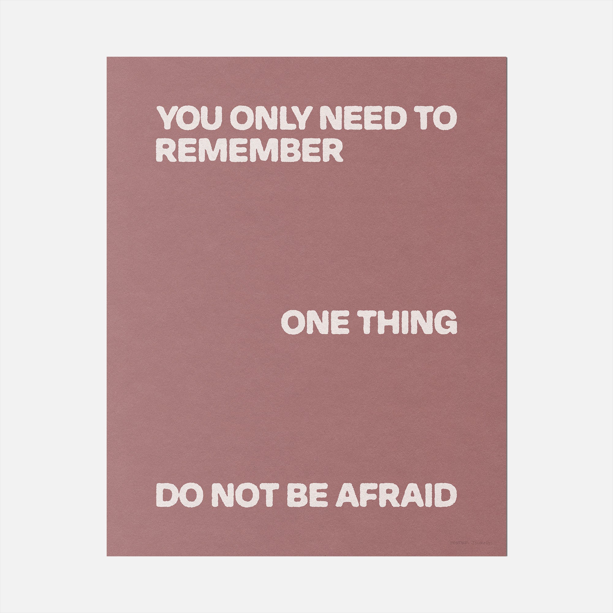 AFRAID PRINT