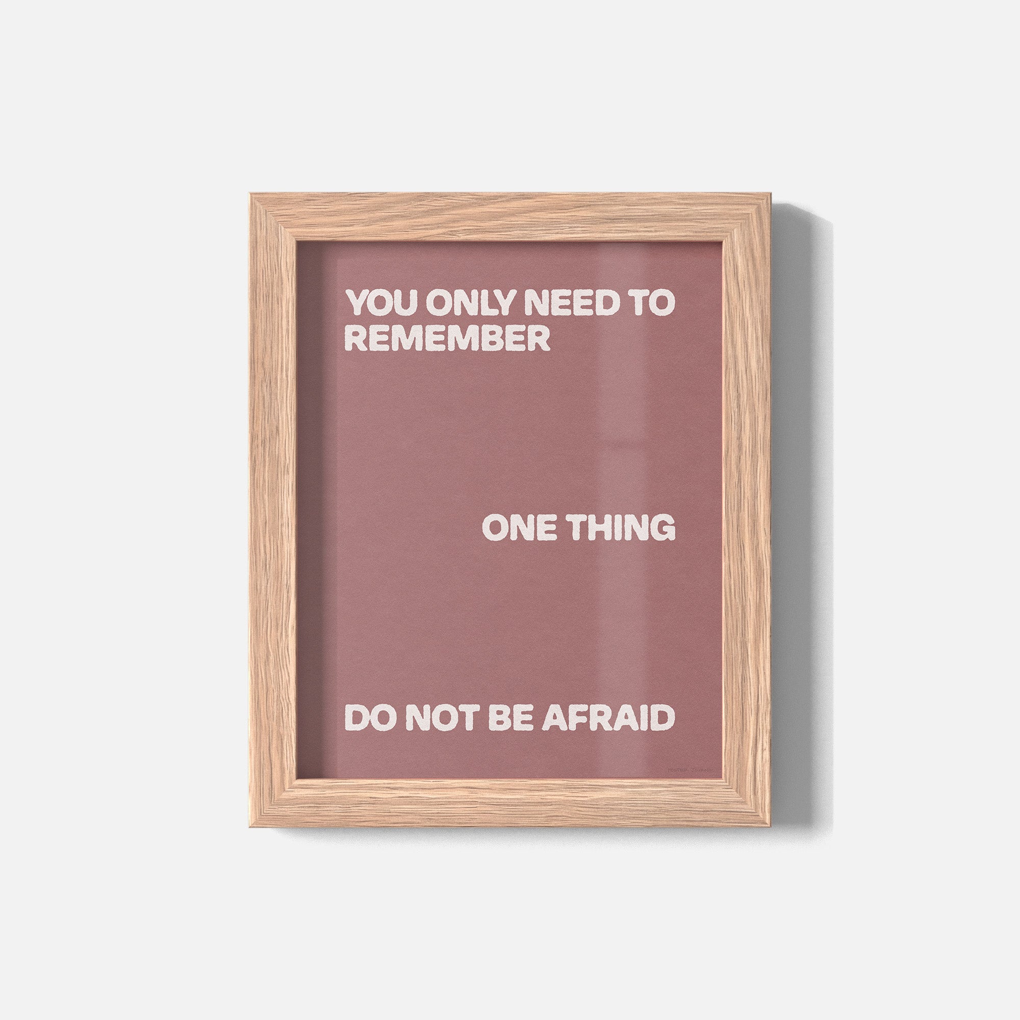 AFRAID PRINT