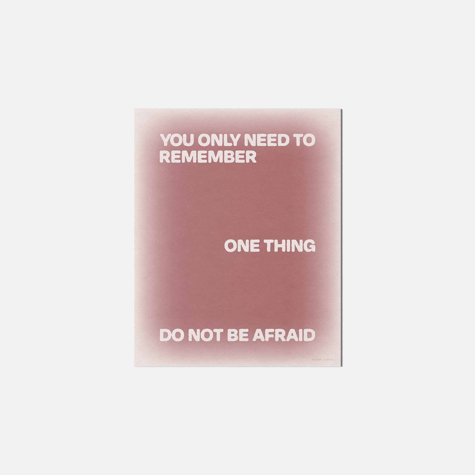 AFRAID PRINT