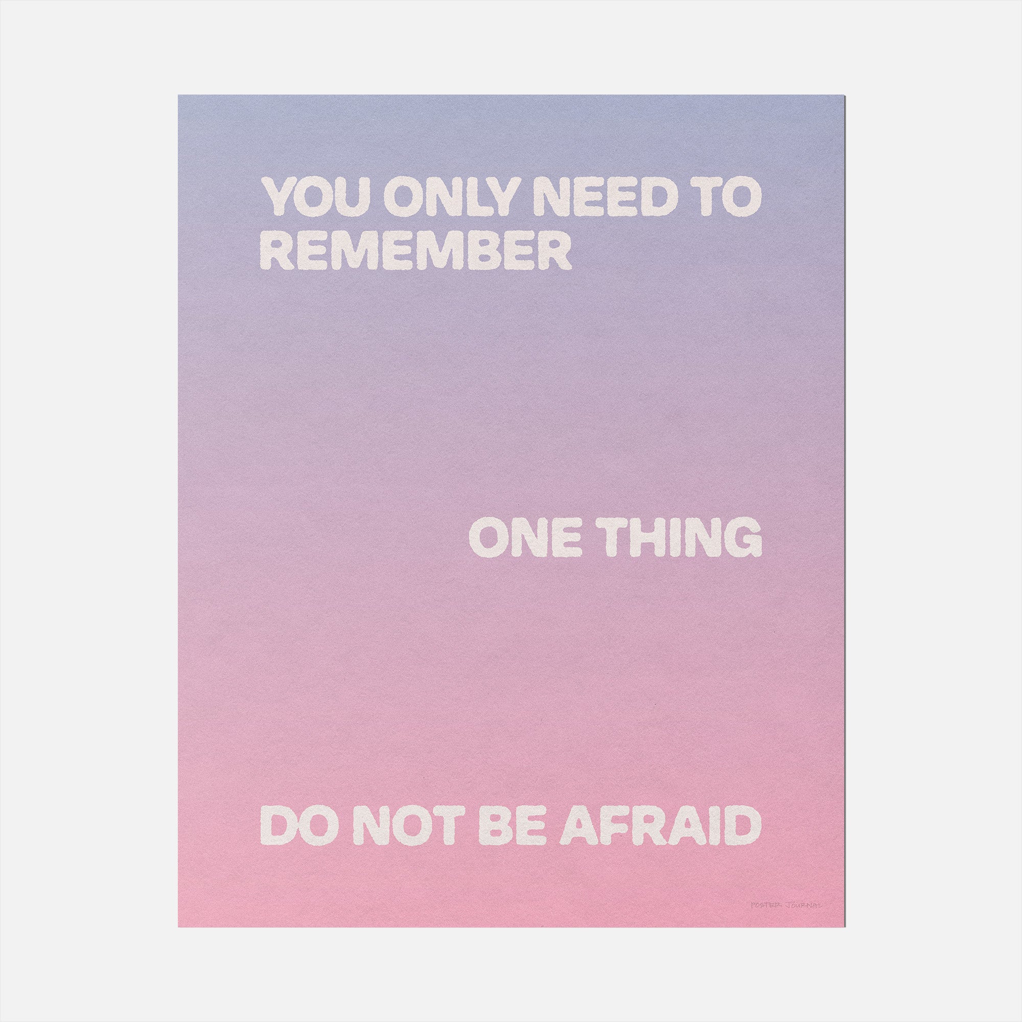 AFRAID PRINT