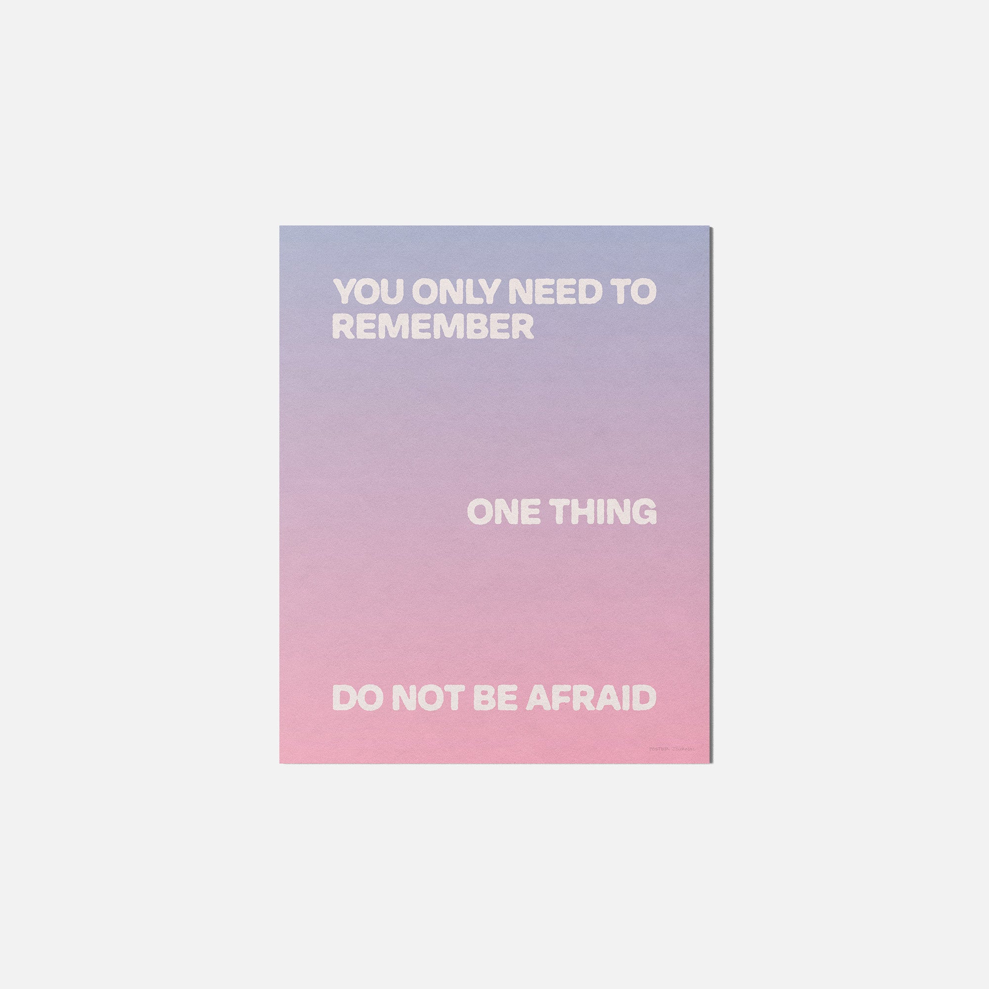 AFRAID PRINT