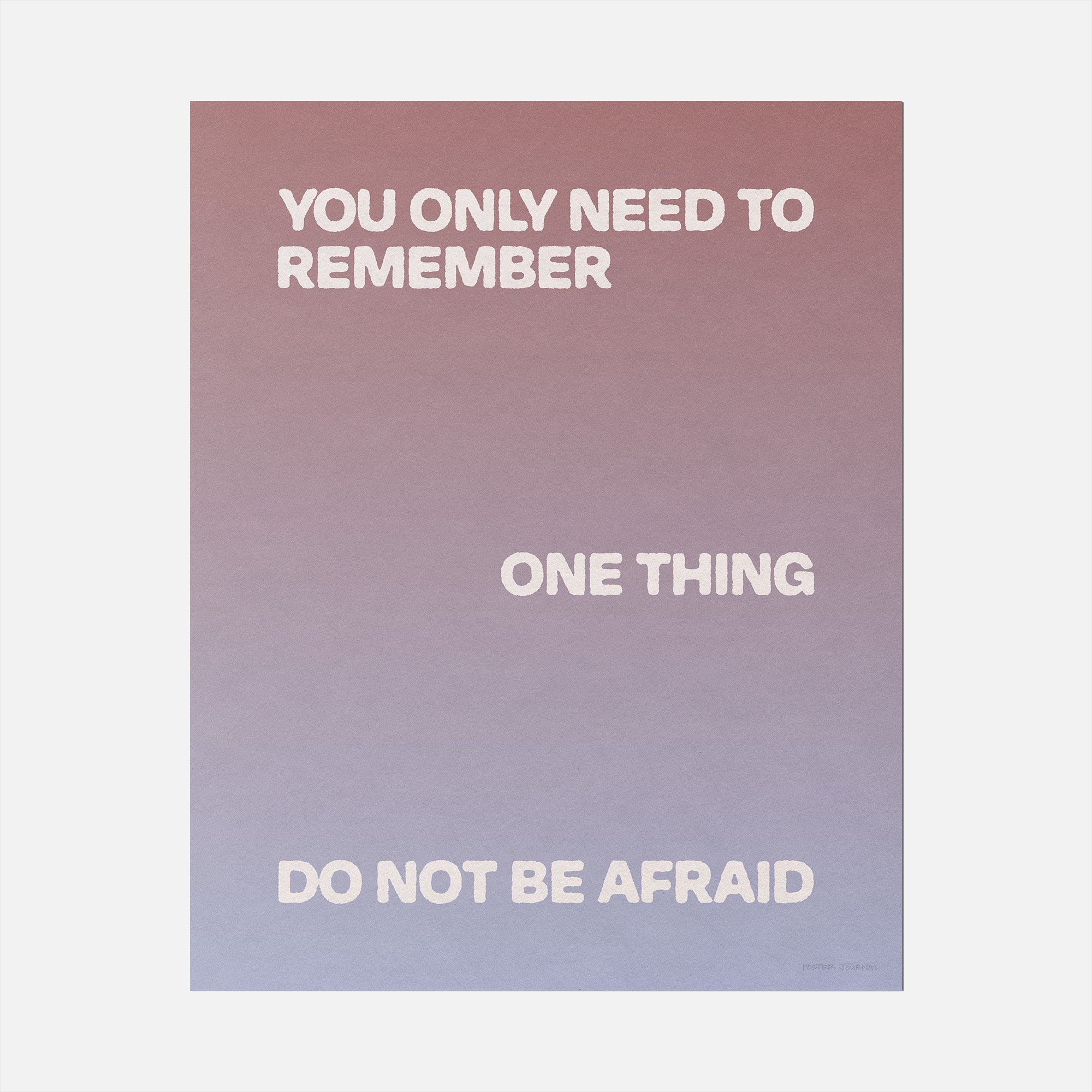 AFRAID PRINT