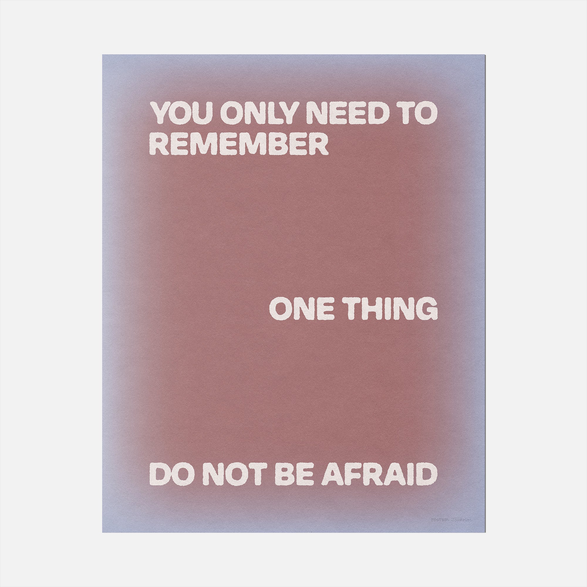 AFRAID PRINT