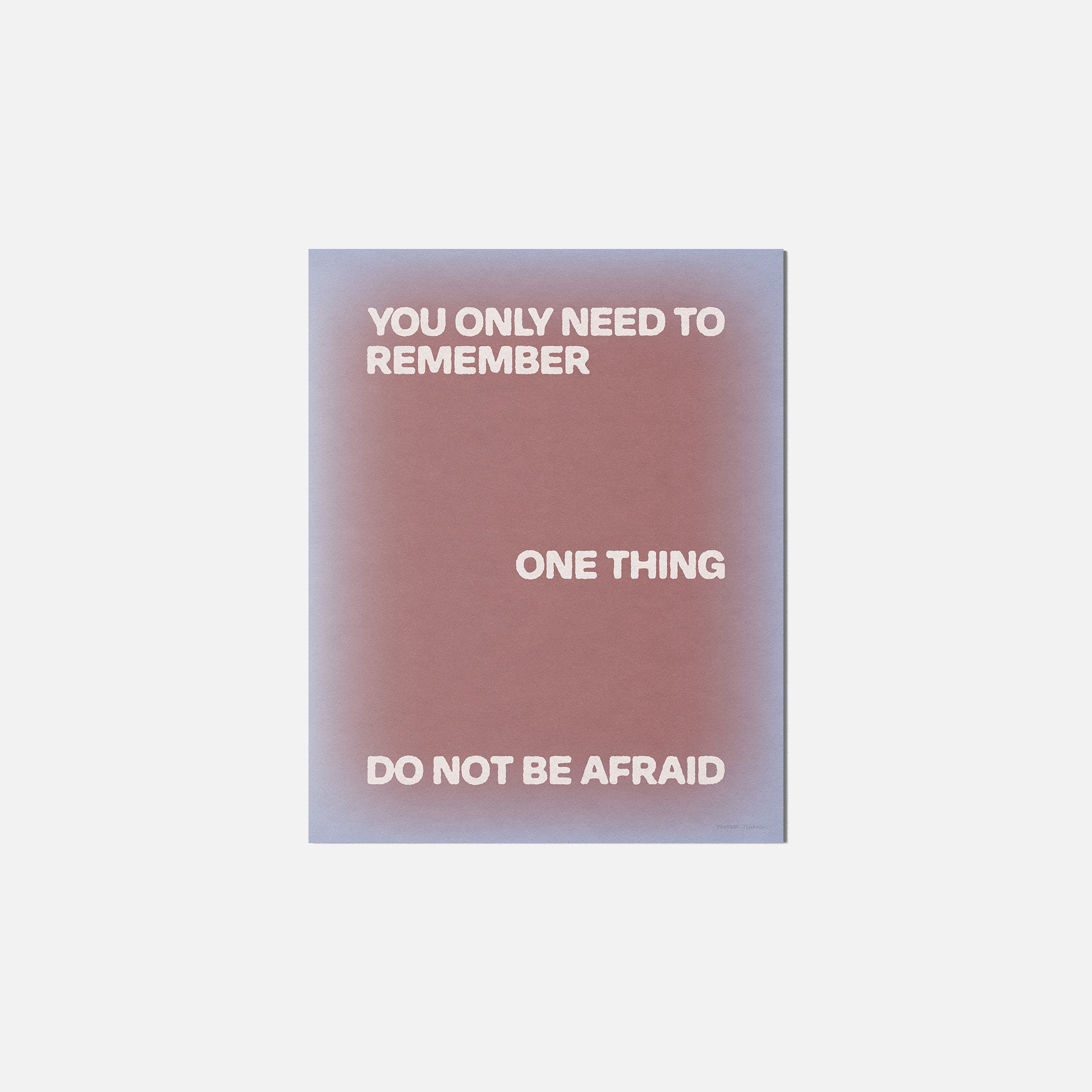 AFRAID PRINT