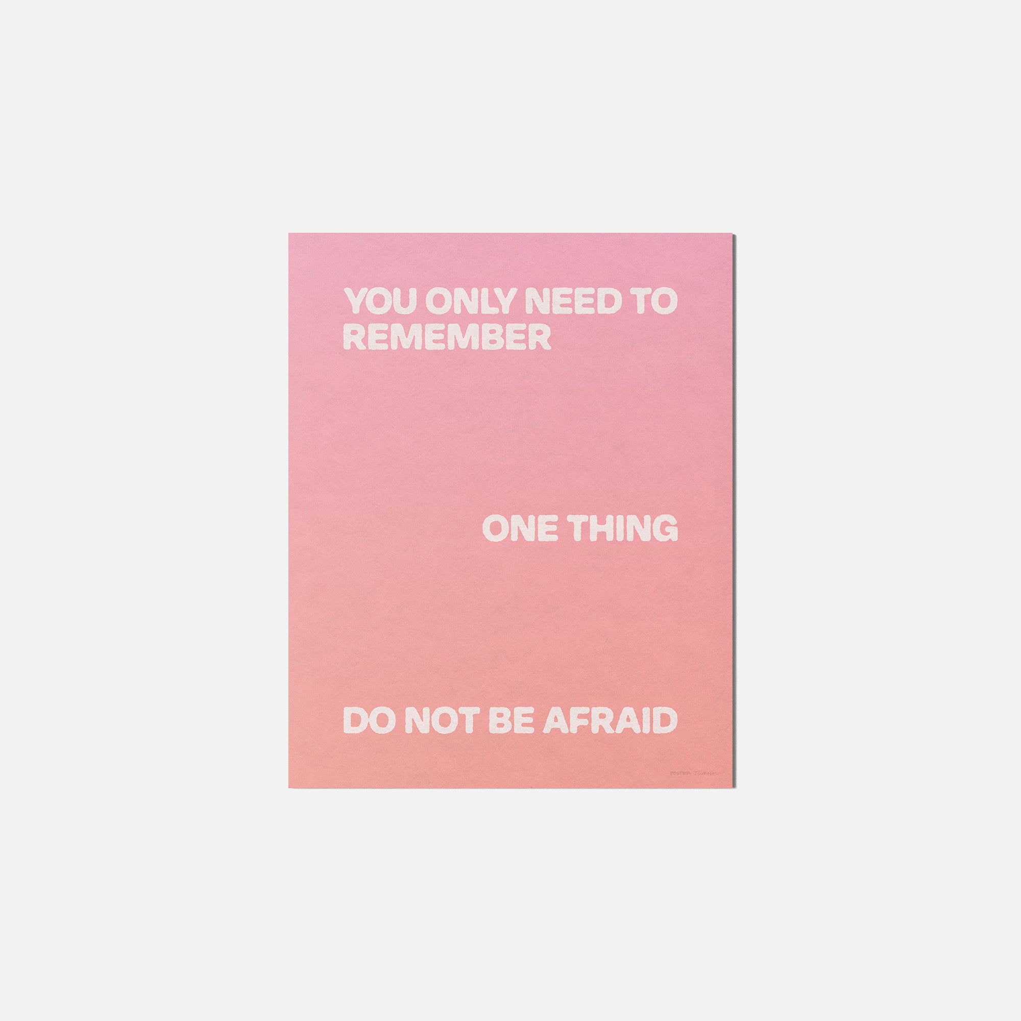 AFRAID PRINT