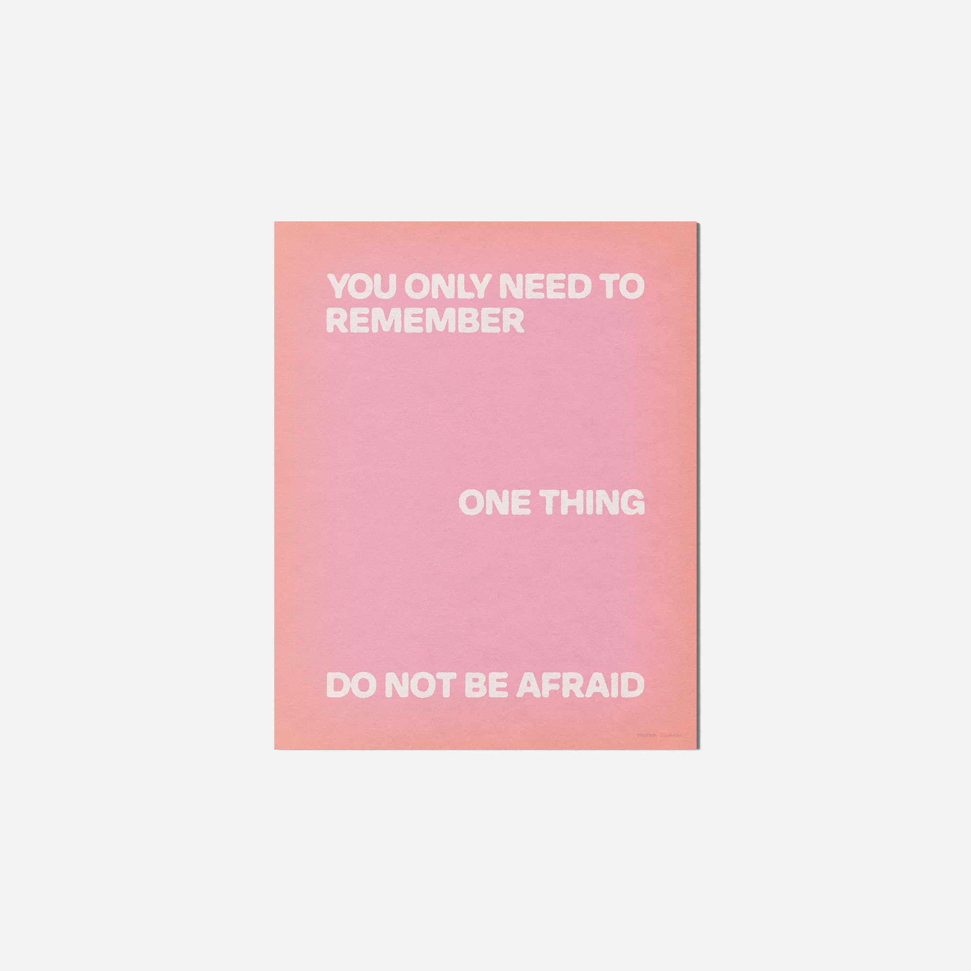 AFRAID PRINT