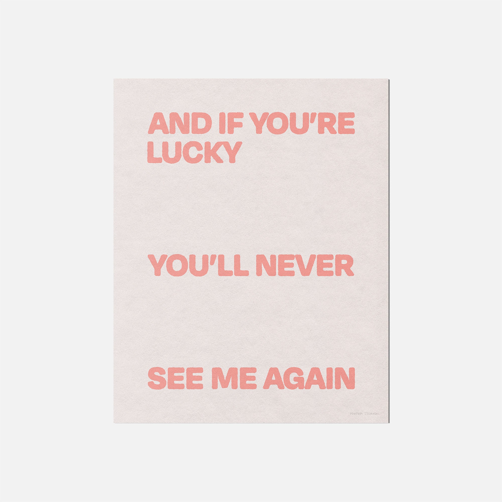 AGAIN PRINT