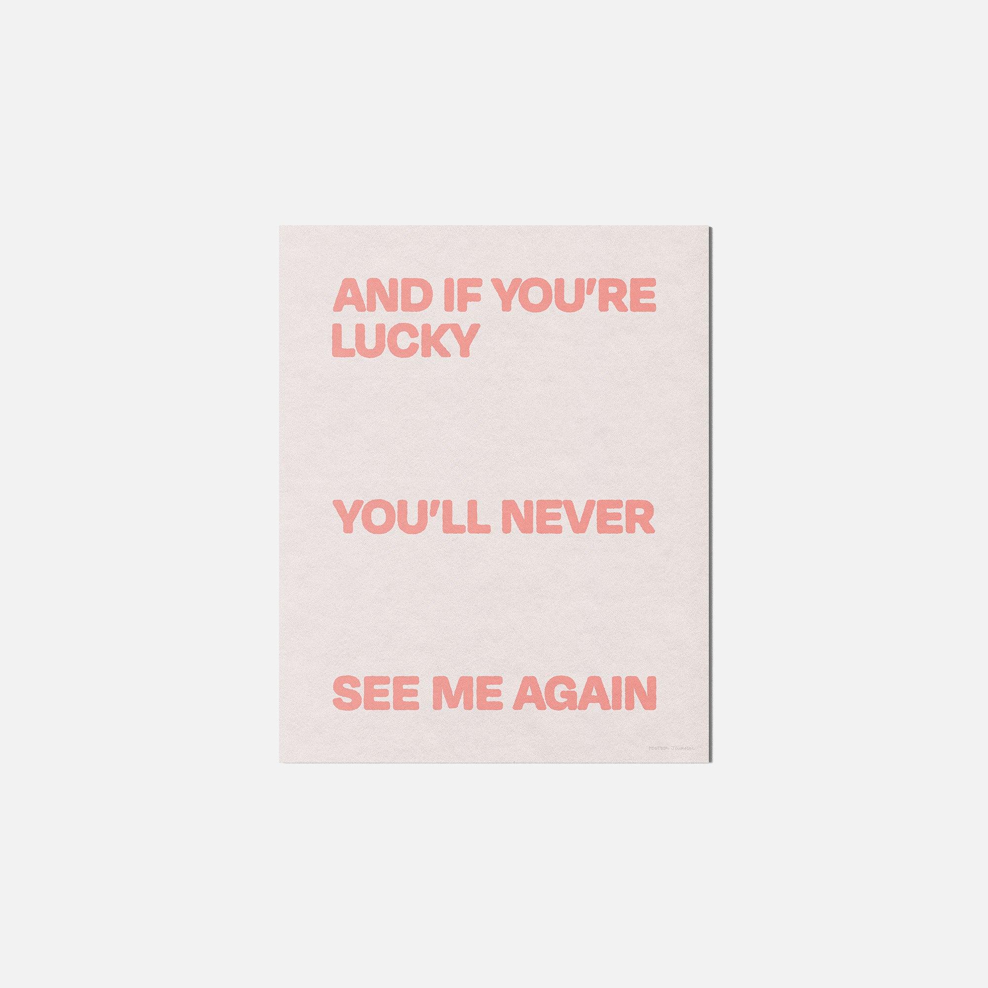 AGAIN PRINT