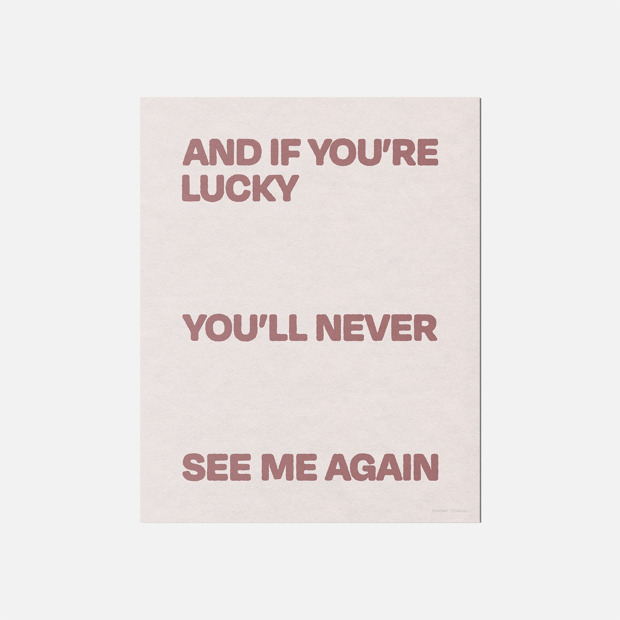AGAIN PRINT
