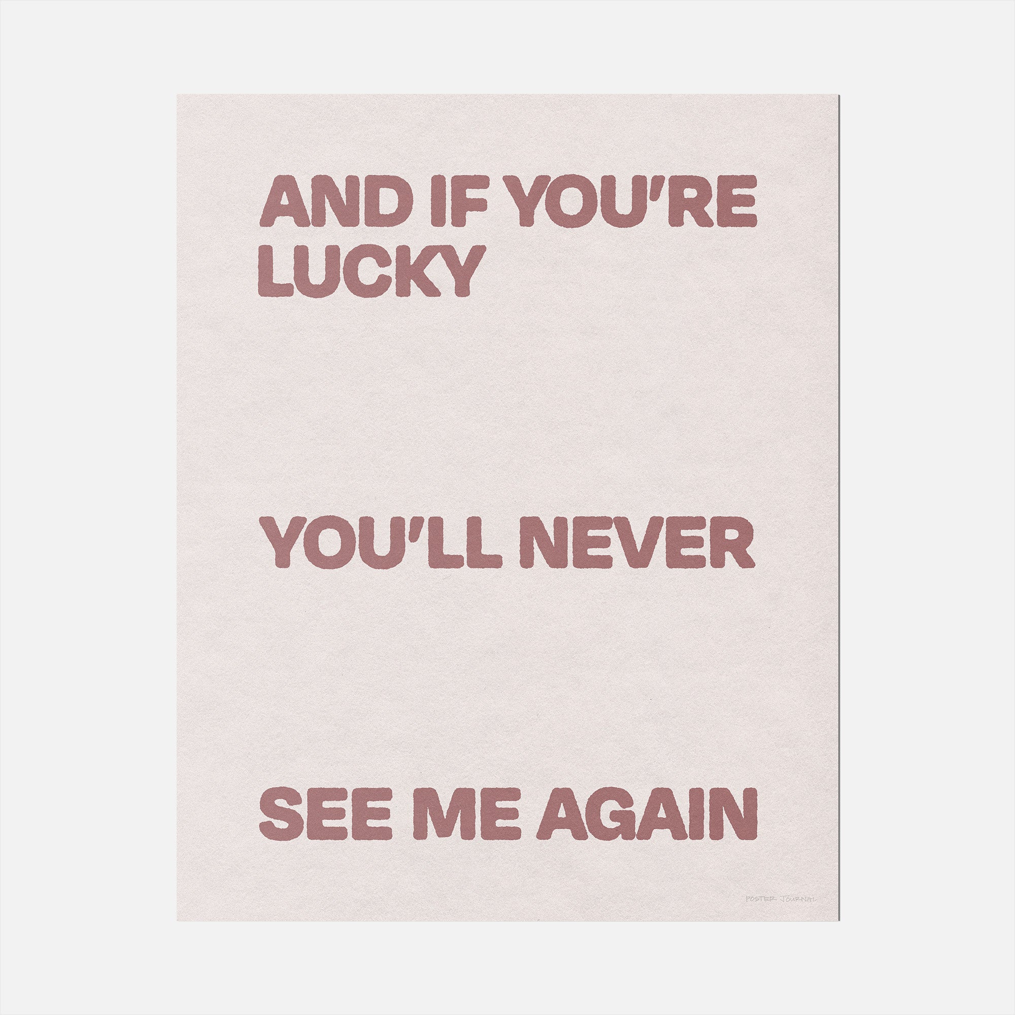 AGAIN PRINT