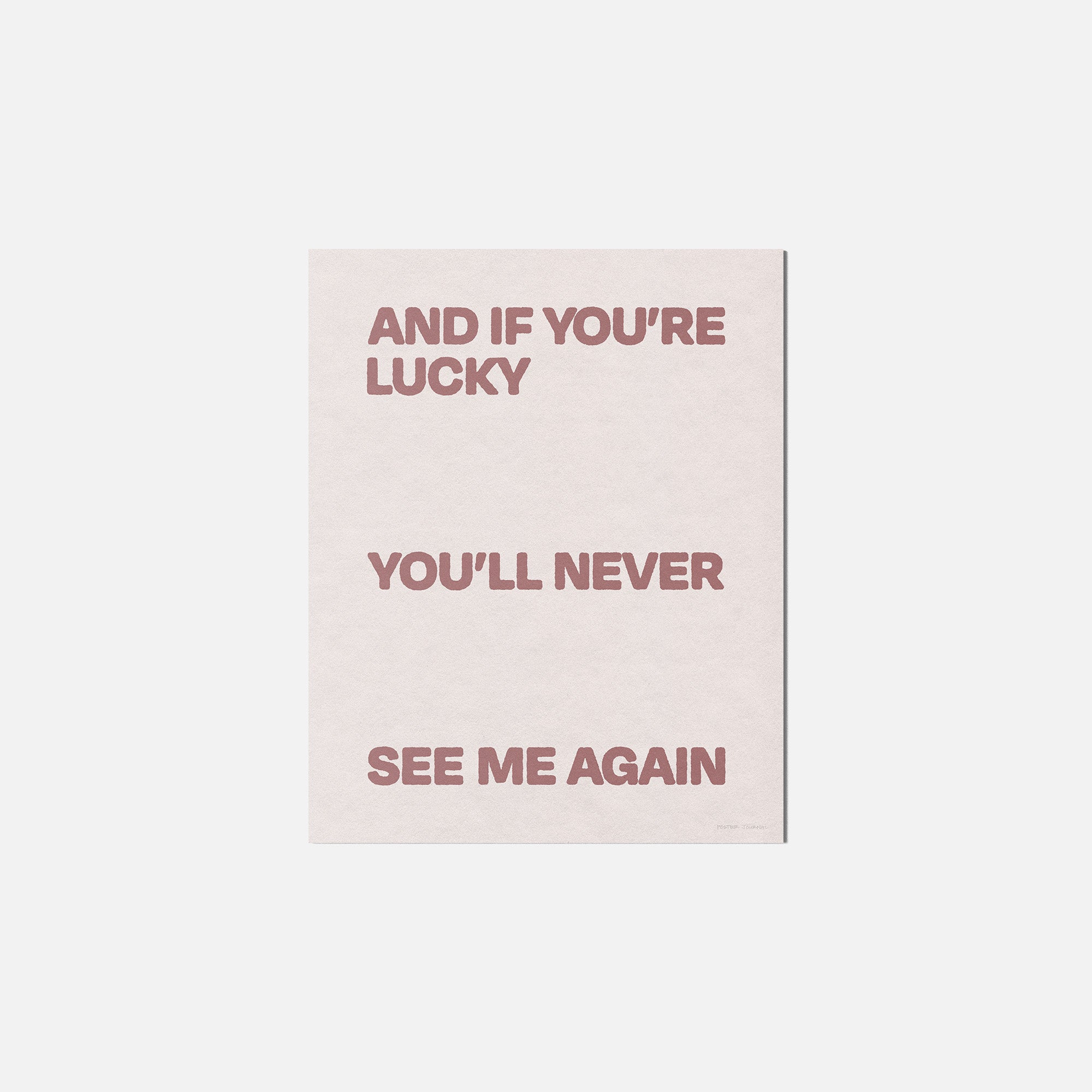AGAIN PRINT