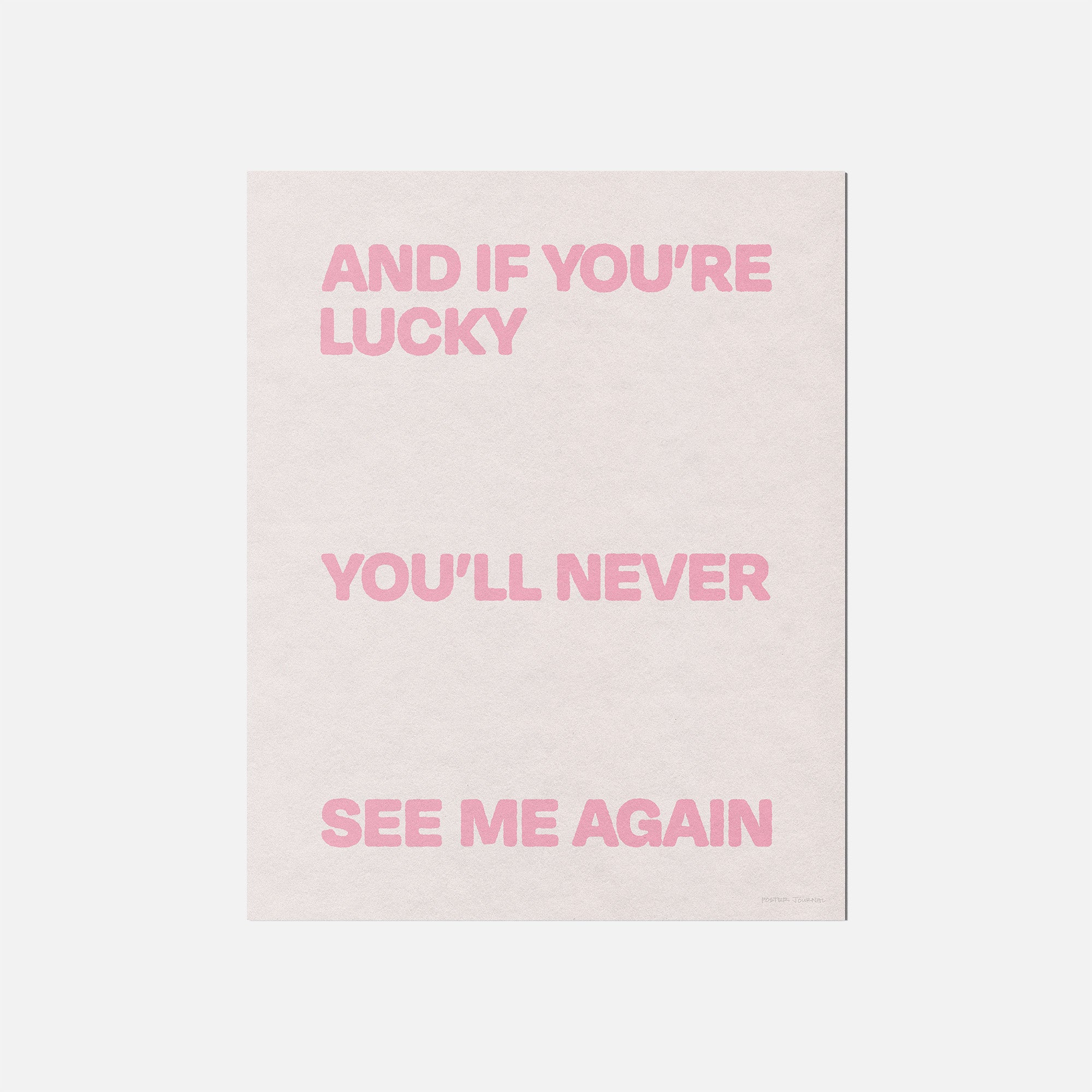 AGAIN PRINT