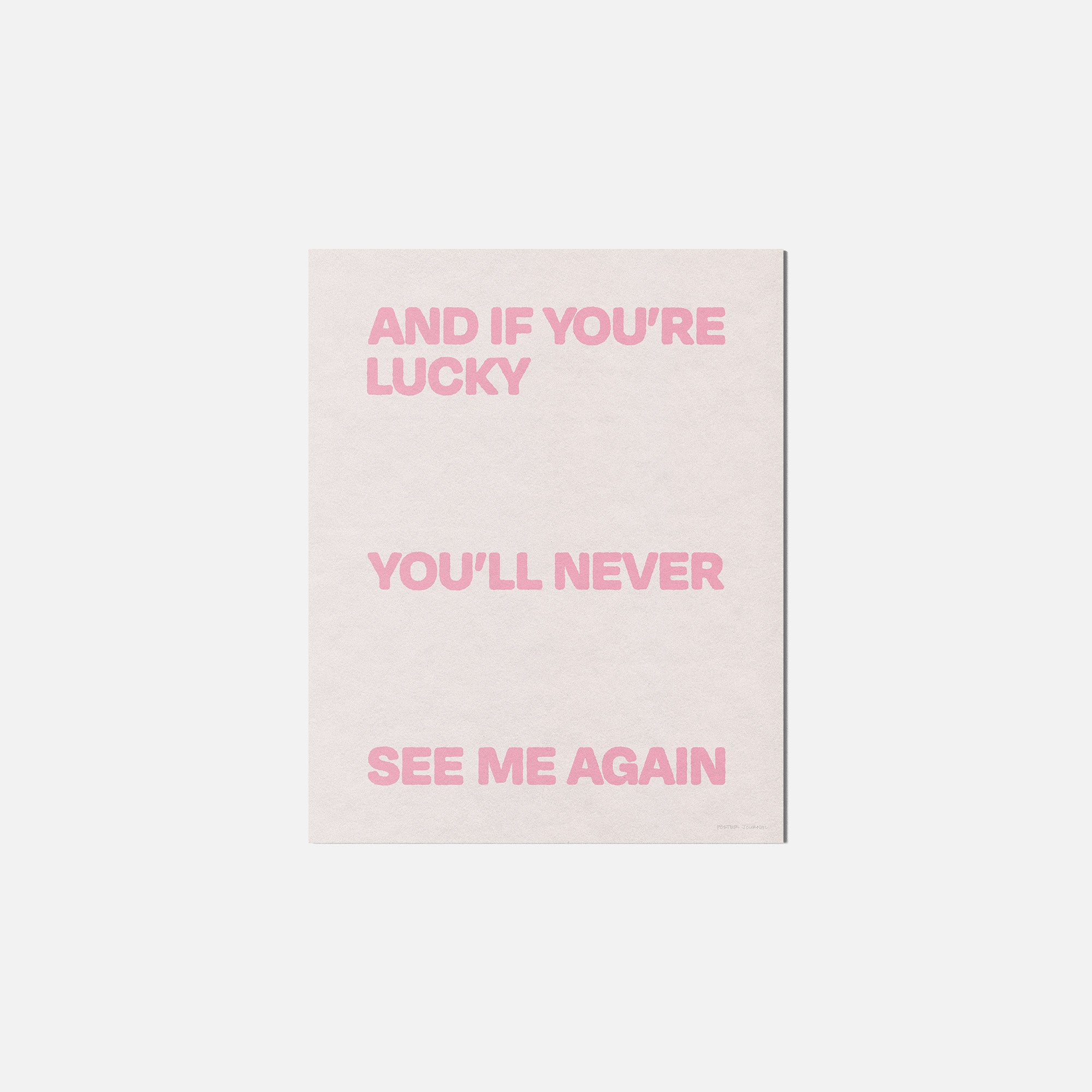 AGAIN PRINT