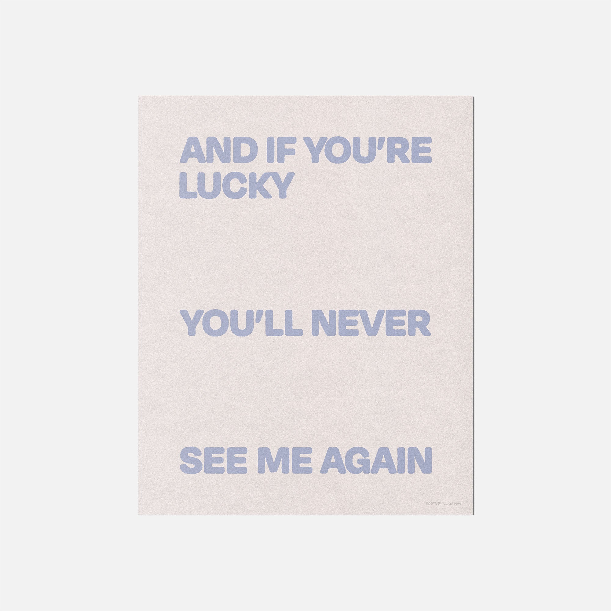 AGAIN PRINT