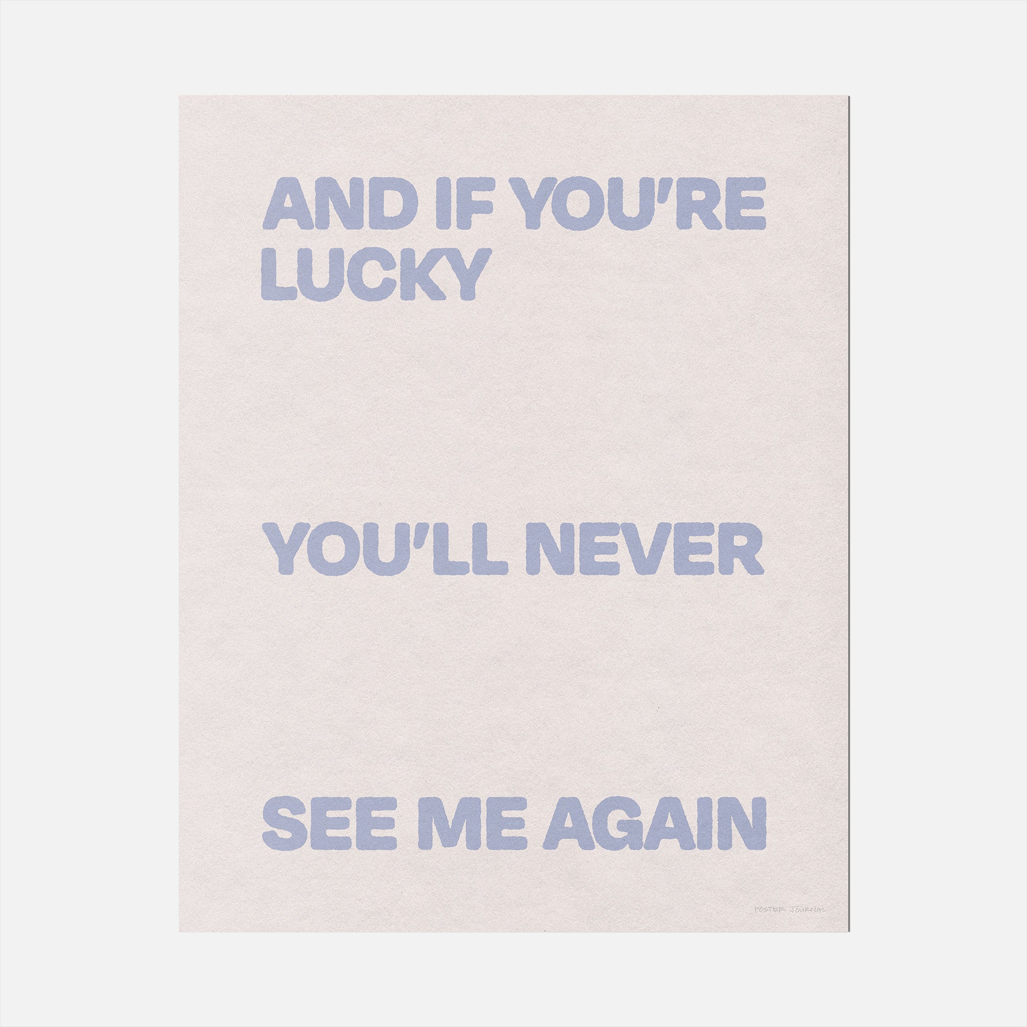 AGAIN PRINT