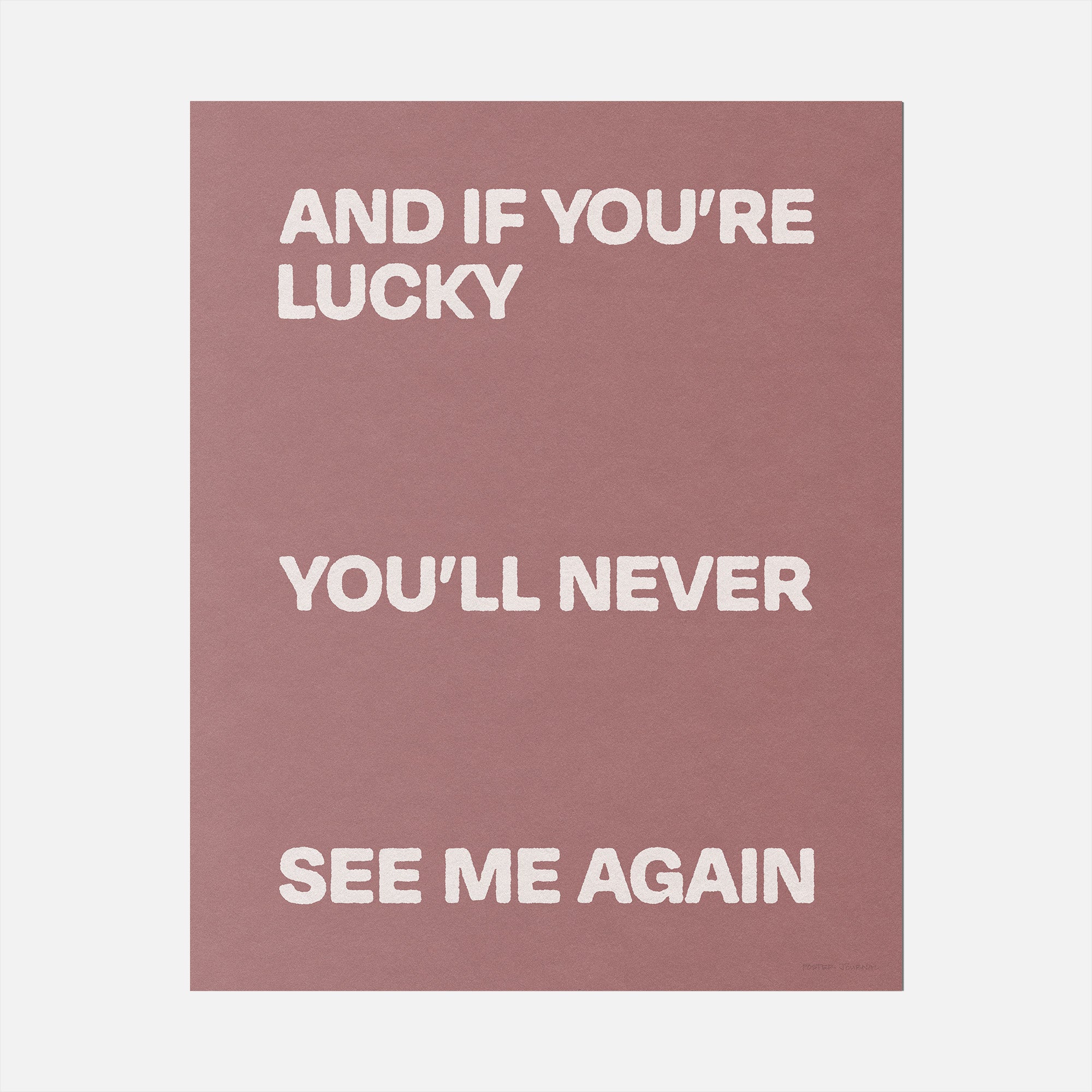 AGAIN PRINT